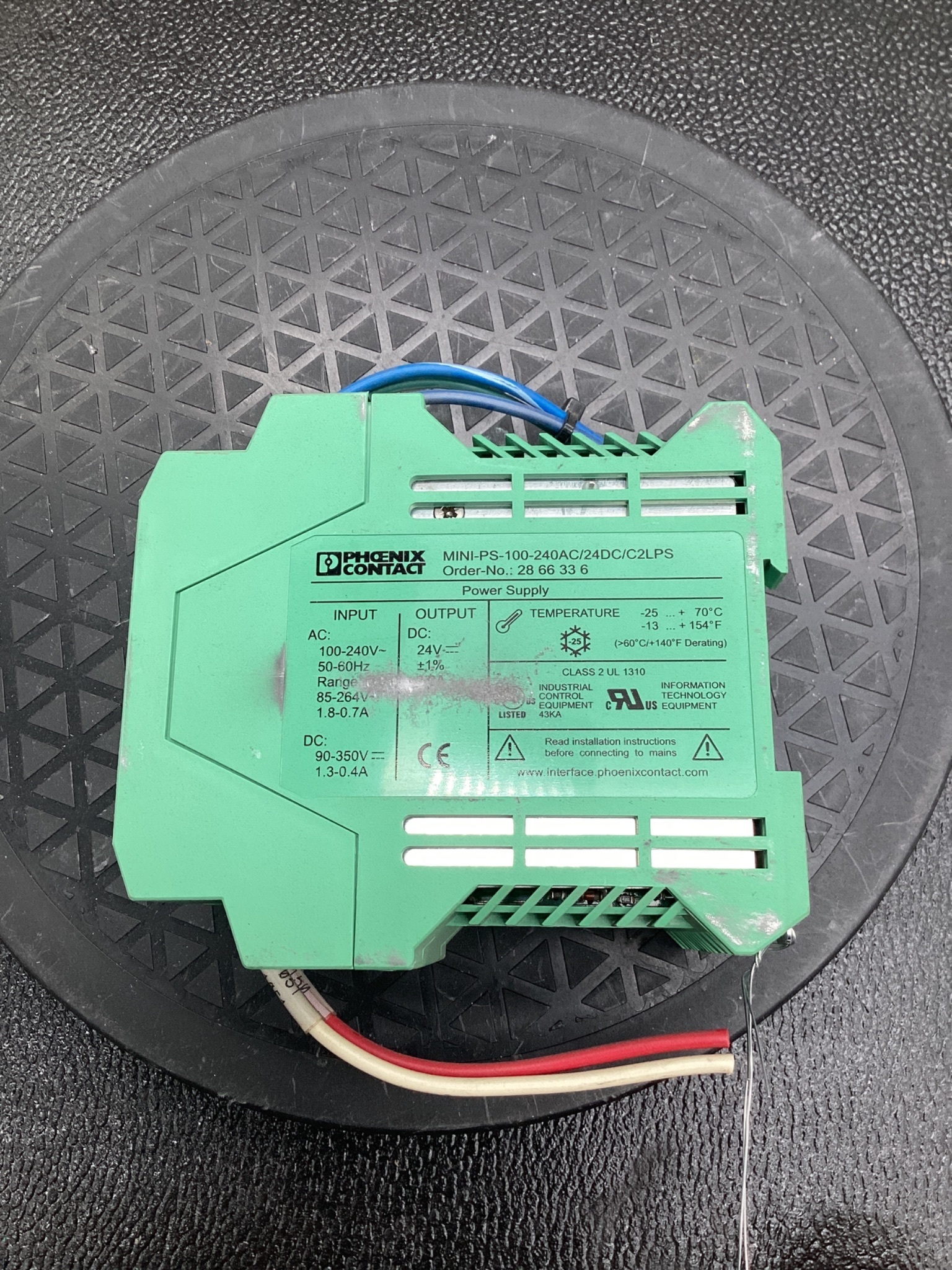 PHOENIX CONTACT 2866336 MINI-PS Power Supply 24V 3.8A USED 3