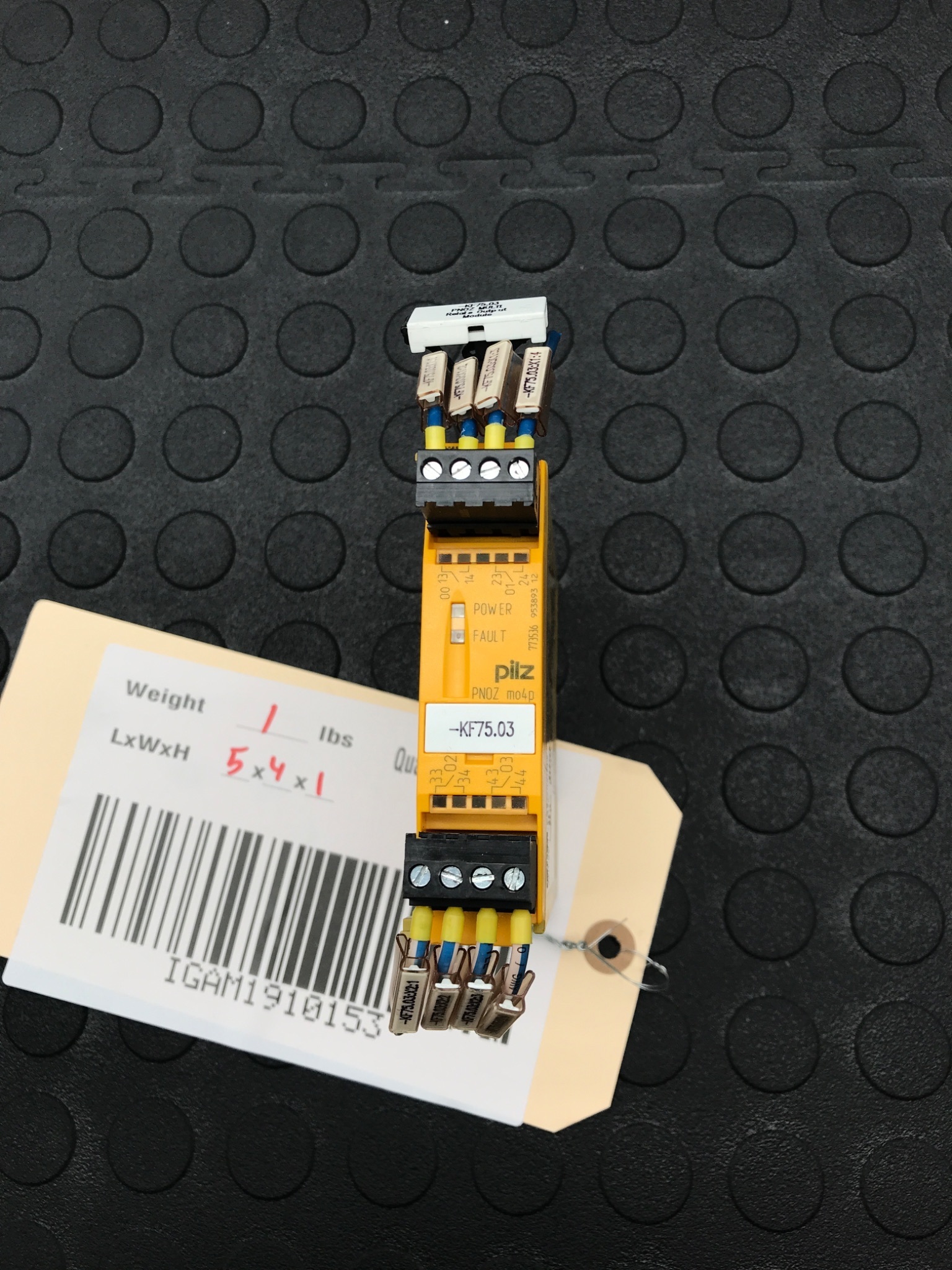 PILZ 773536 PNOZ mo4p Safety Relay Expansion Module USED 3