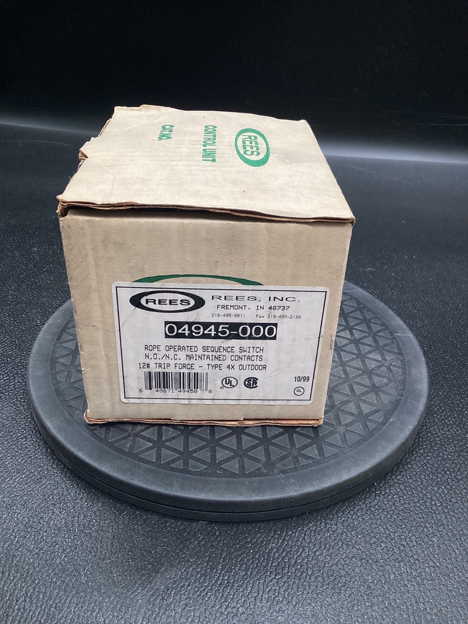 REES 04945-000 Rope Operated Sequence Switch 4X Outdoor NEW 3