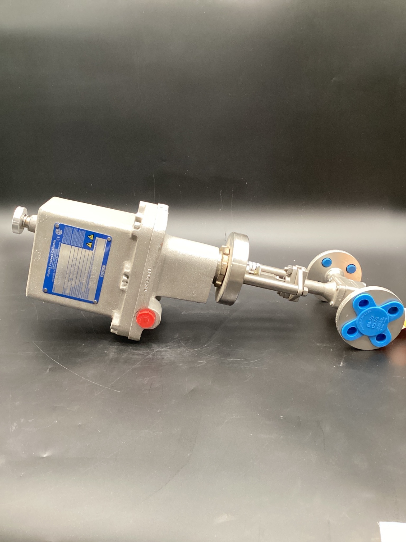 ROTORK MV-1010-D-1-0.05/100-0.09-1.375-TJ012 Electric Valve Actuator w/ Valve NEW 1