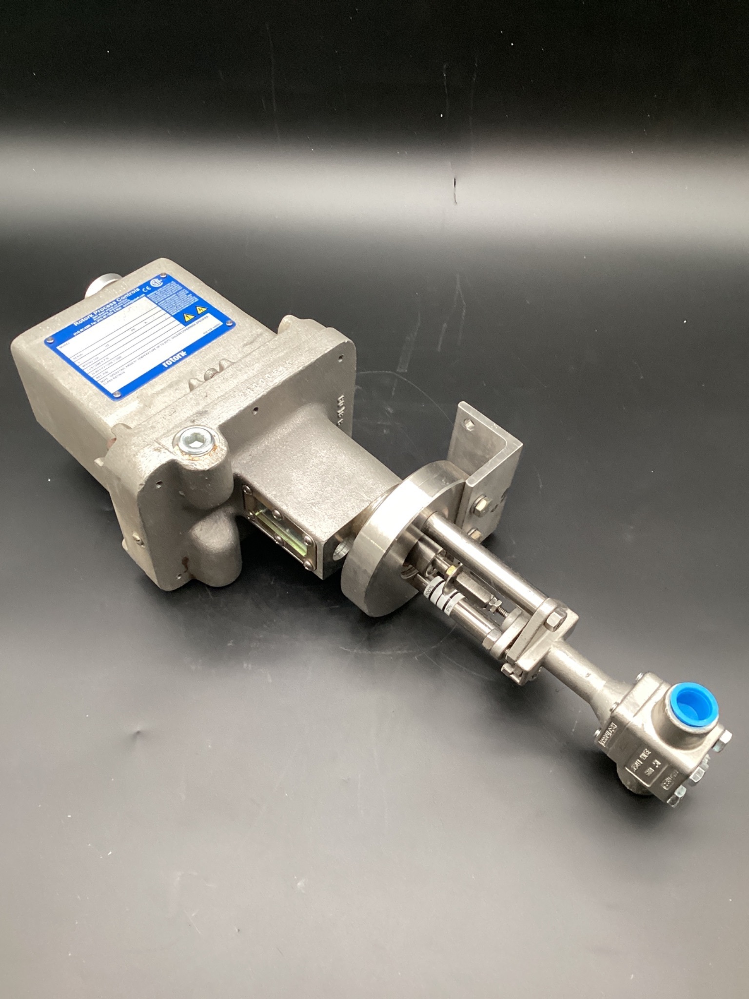ROTORK MV-1010-D-1-0.05/100-0.09-1.375-TJ012 Electric Valve Actuator w/ Valve NEW 0