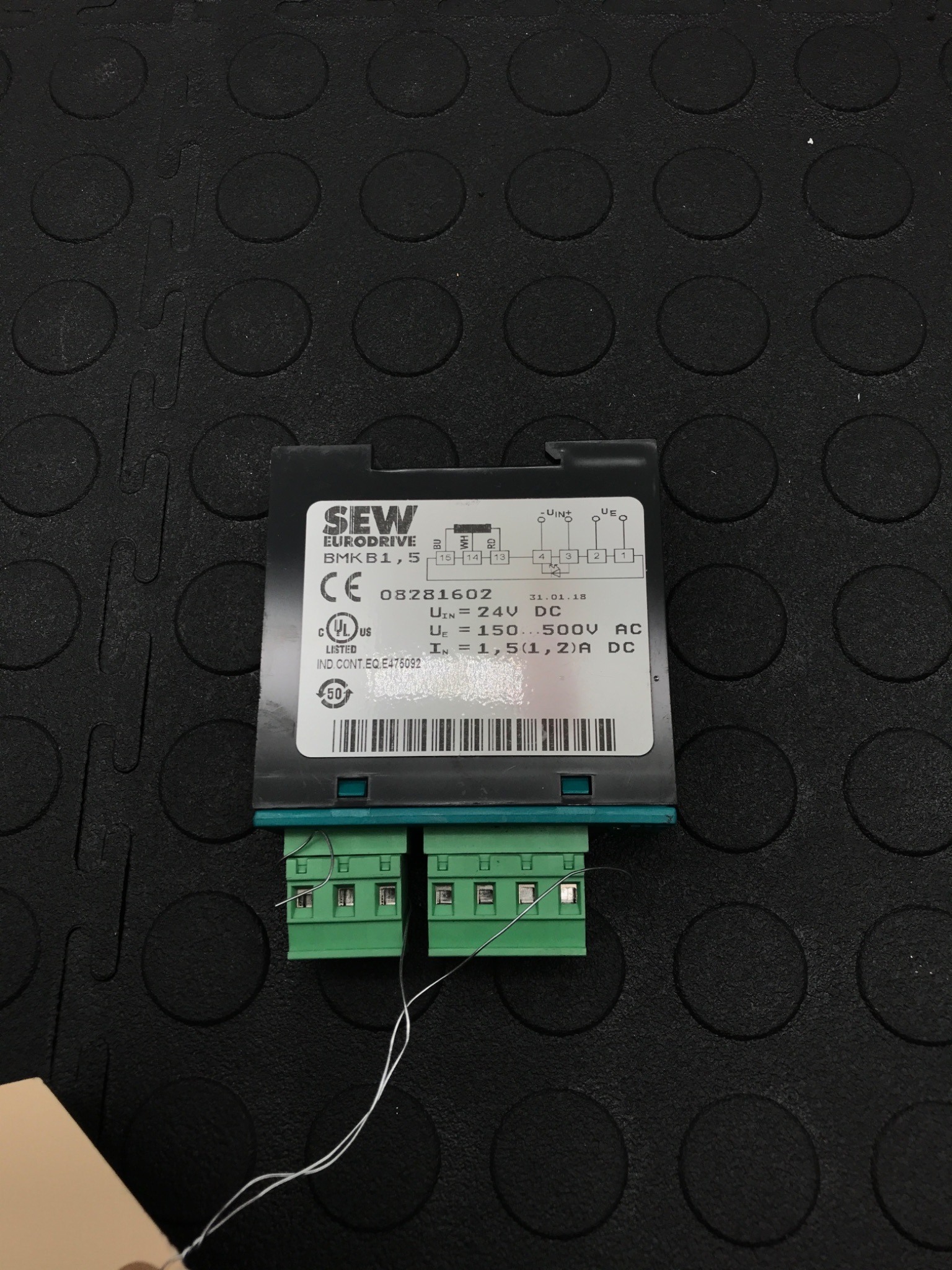 SEW EURODRIVE BMKB1.5 Brake Control Module 24VDC USED 0