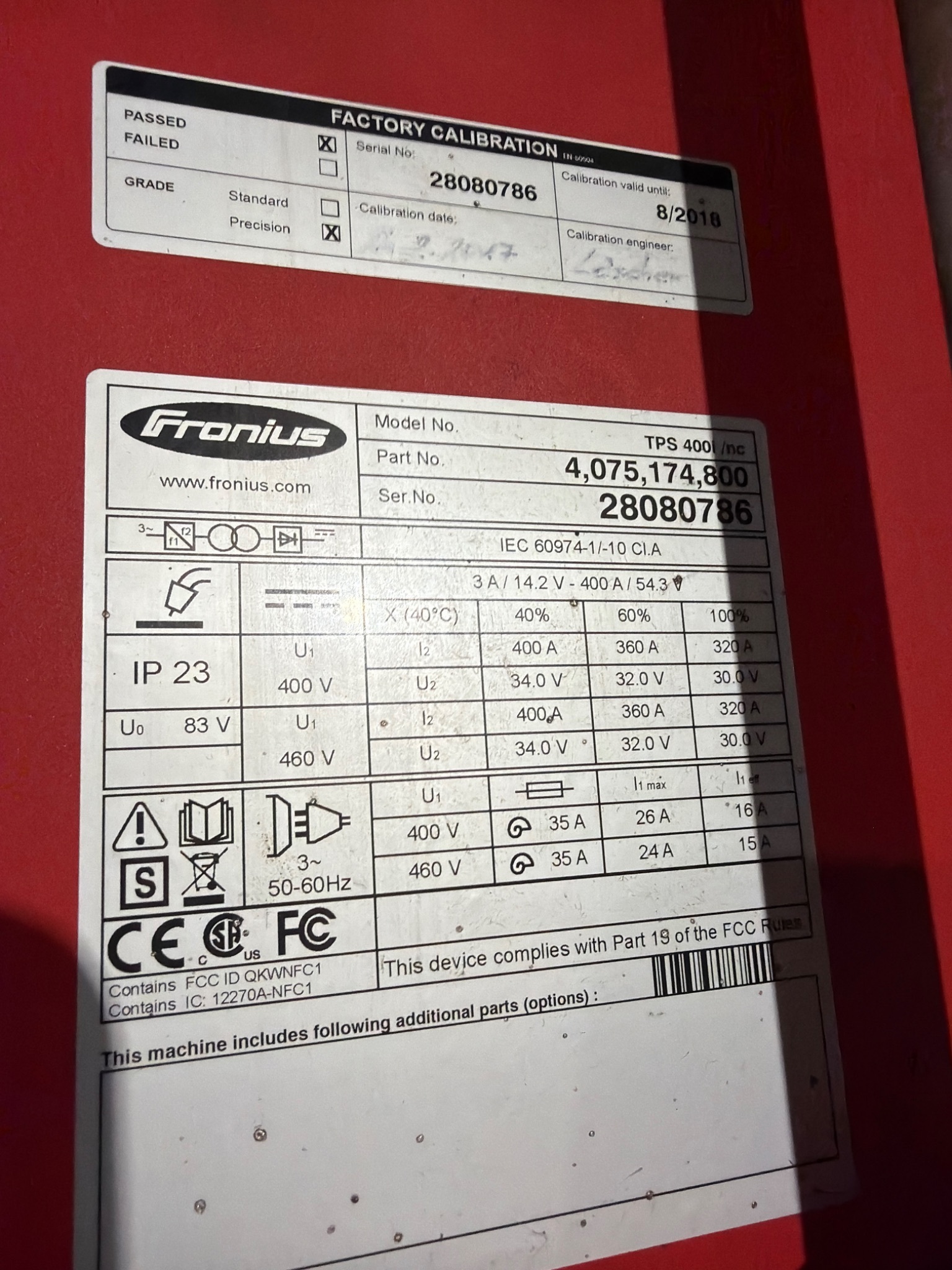 FANUC ArcMate 120iC Robot Complete w/ R‑30iB Controller & Fronius Weld System 10