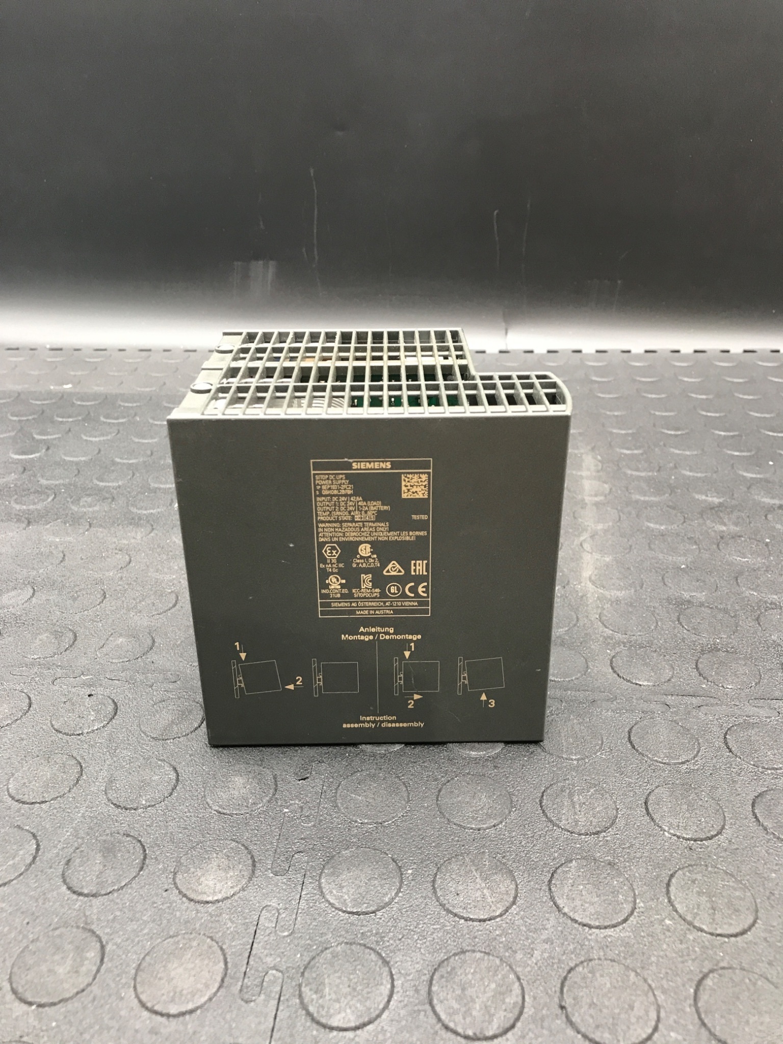 SIEMENS 6EP1931-2FC21 SITOP DC UPS Module 24V USED 3
