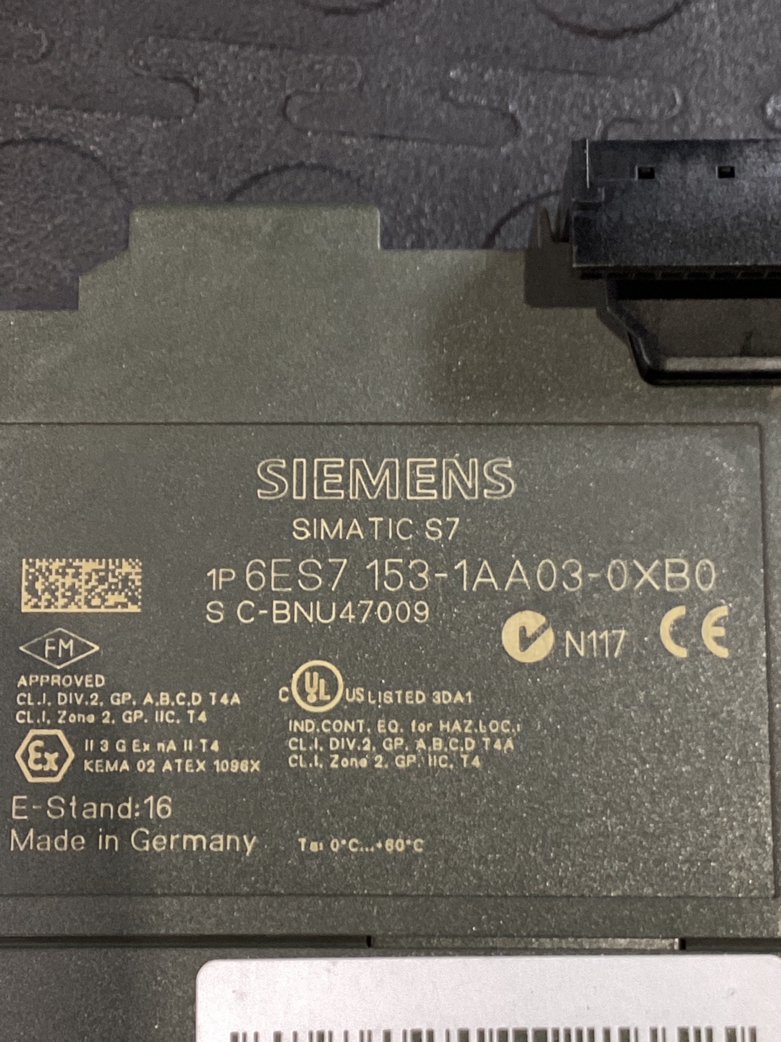 SIEMENS 6ES7 153-1AA03-0XB0 SIMATIC ET200M PROFIBUS Interface Module USED 3