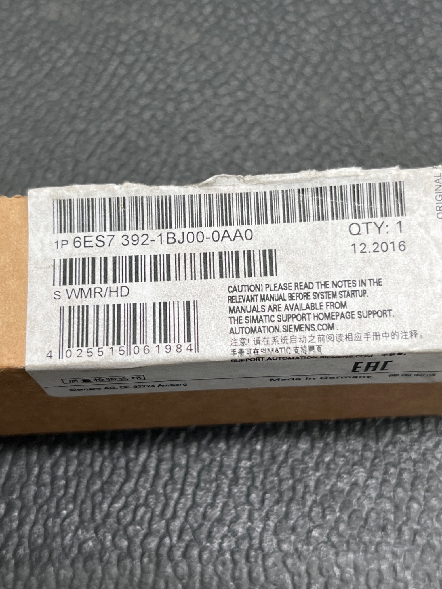 SIEMENS 6ES7 392-1BJ00-0AA0 SIMATIC S7-300 Front Connector Module NEW 4