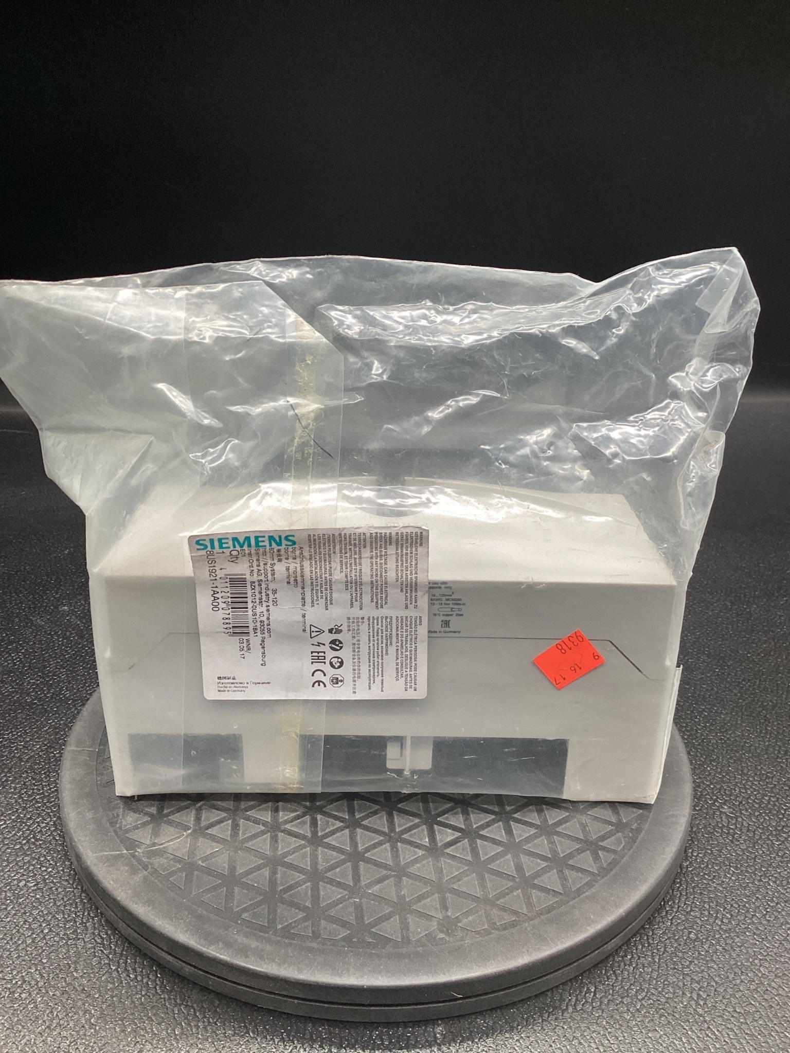 SIEMENS 8US1921-1AA00 Busbar Terminal Block 60mm System NEW 0