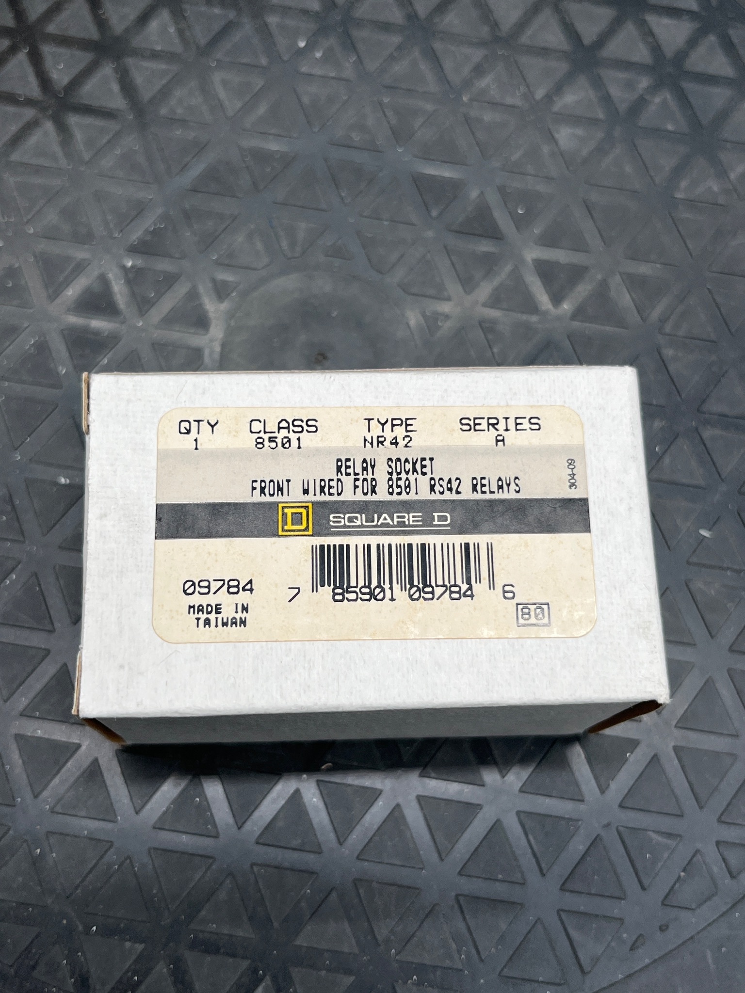 SQUARE D 8501NR42 Relay Socket Front Wired NEW 0
