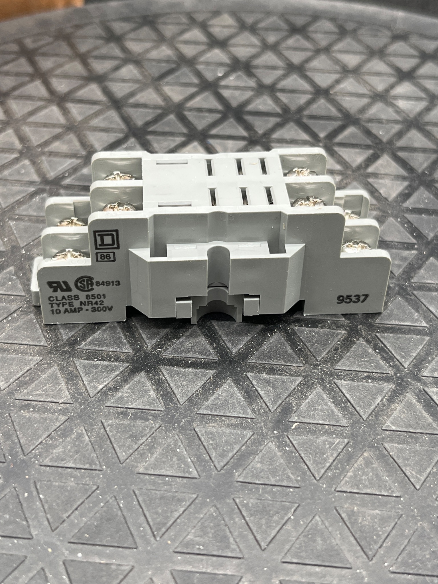 SQUARE D 8501NR42 Relay Socket Front Wired NEW 1