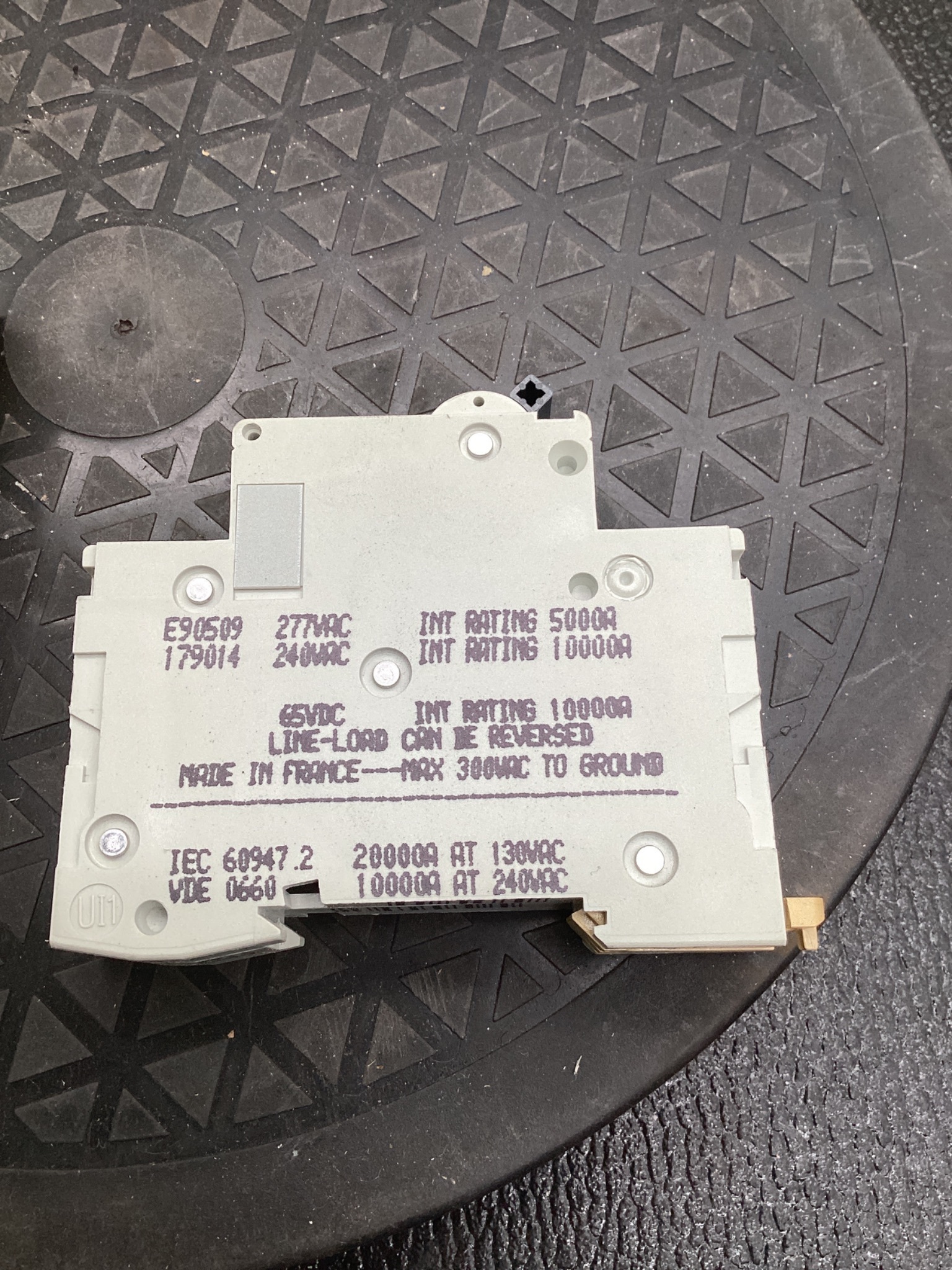 SQUARE D MG24428 C60N Supplementary Protector 4A 1-Pole NEW 3