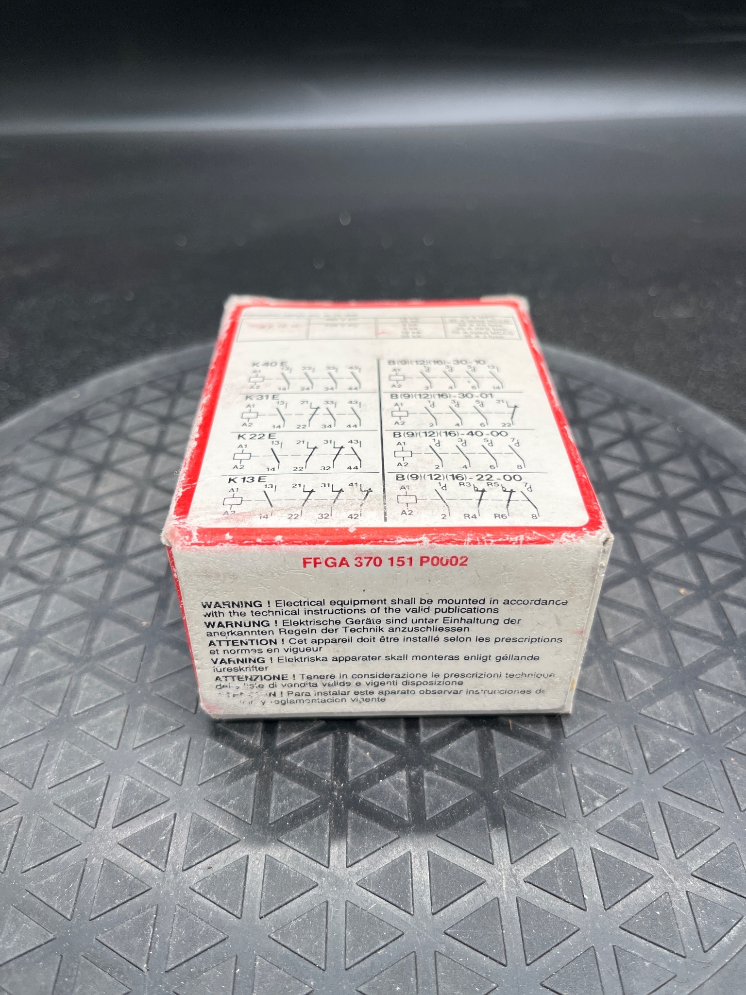 ABB K22-1 Control Relay 2NO 2NC 120VAC Coil NEW 2
