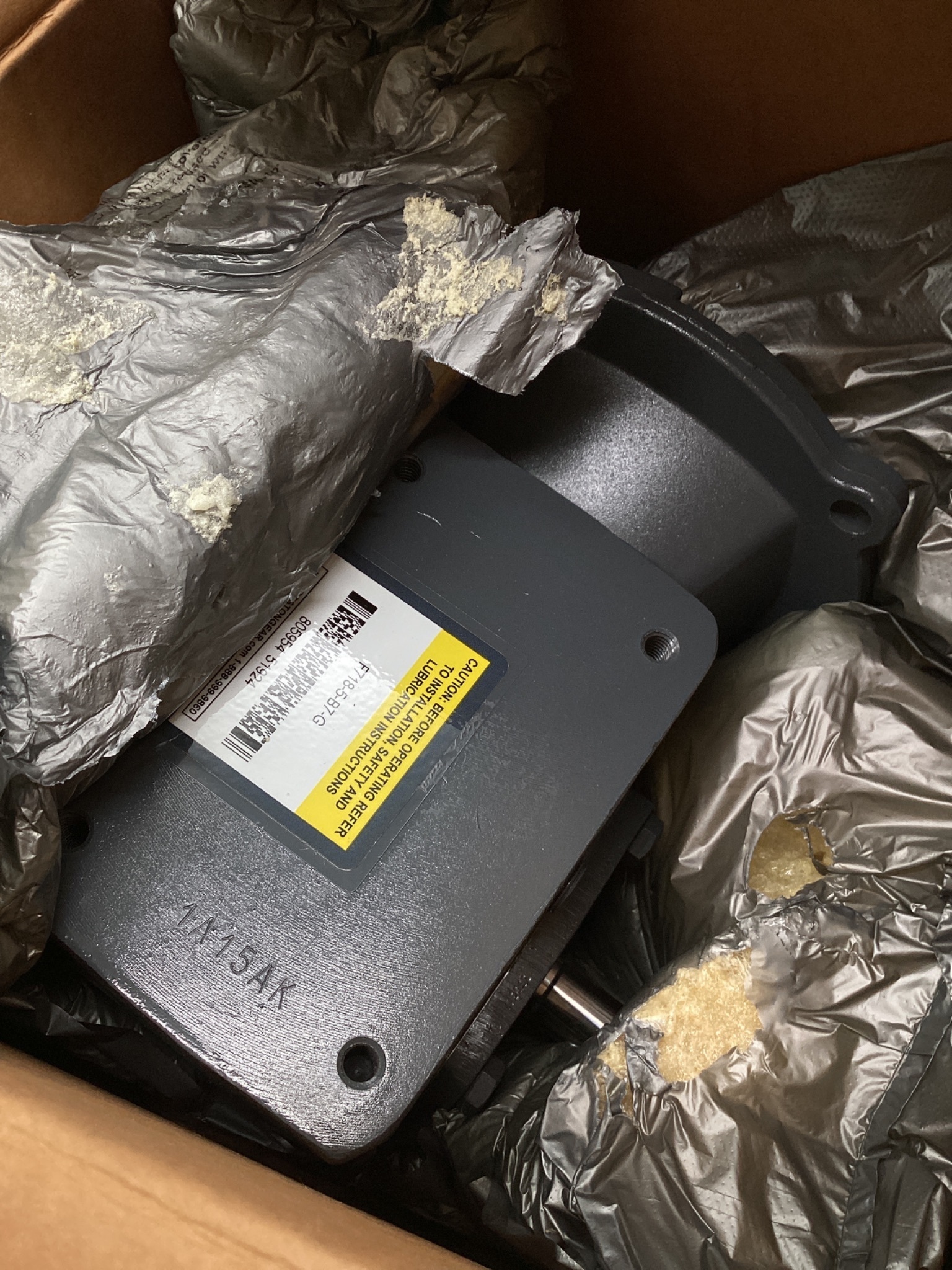 BOSTON GEAR F718-5-B7-G Worm Gear Speed Reducer 5:1 Ratio NEW 4