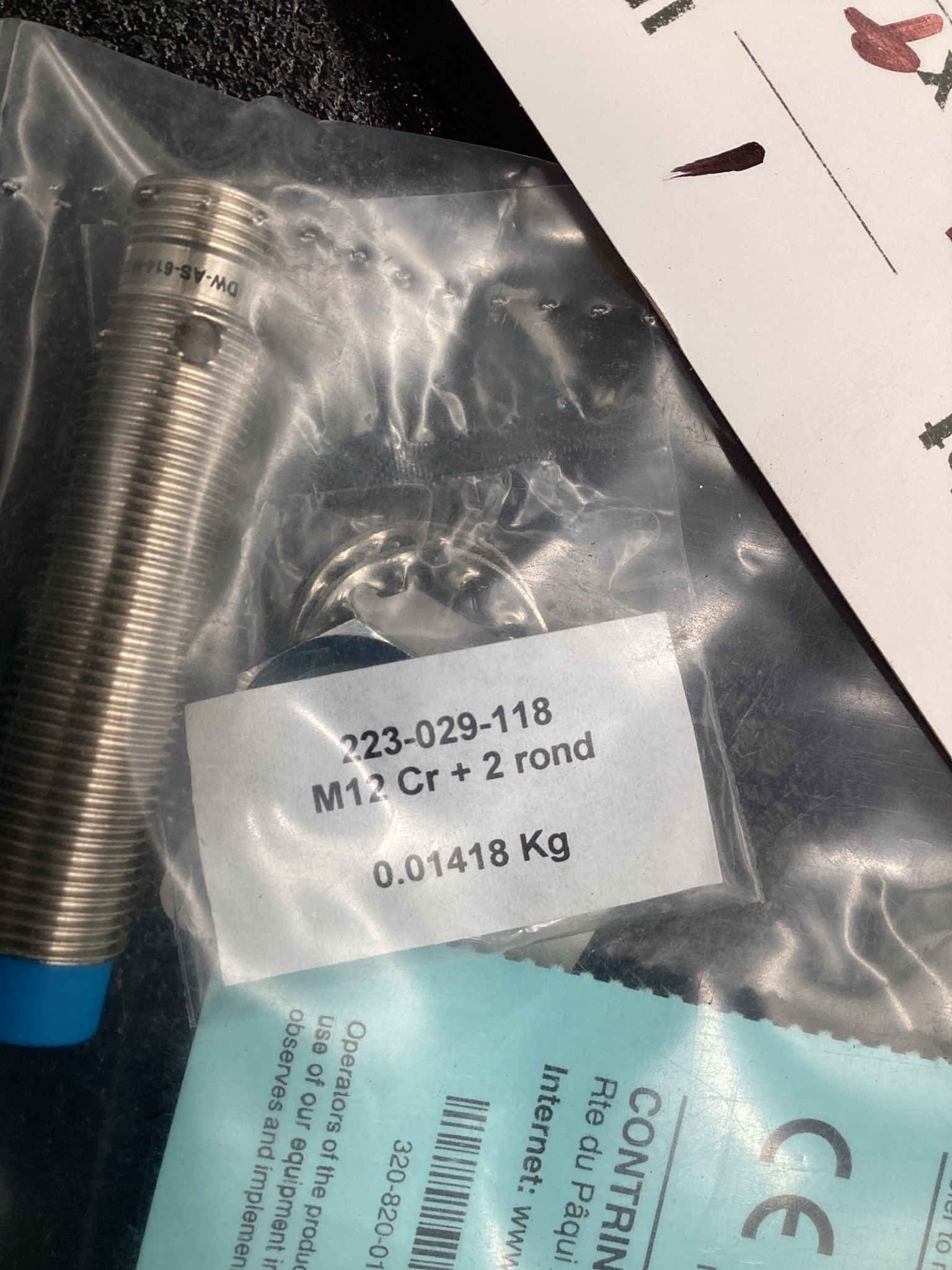 CONTRINEX DW-AS-614-M12 Inductive Proximity Sensor 4mm PNP NO NEW 4