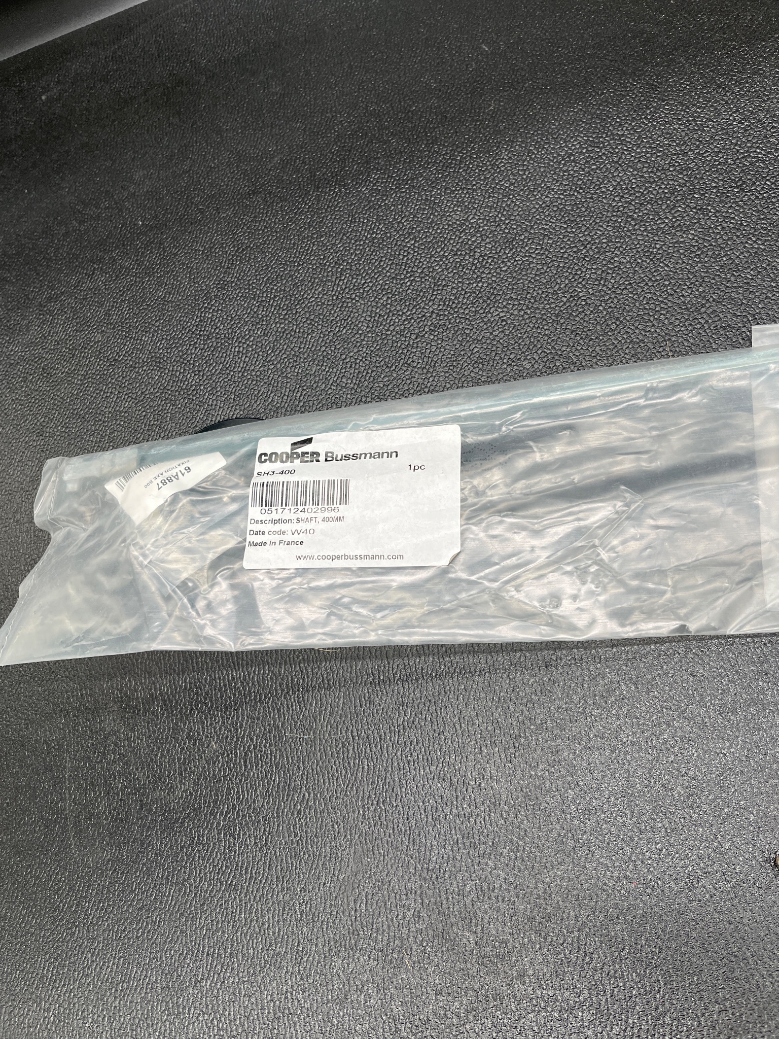 COOPER BUSSMANN SH3-400 Fuse Switch Shaft 400mm NEW 0