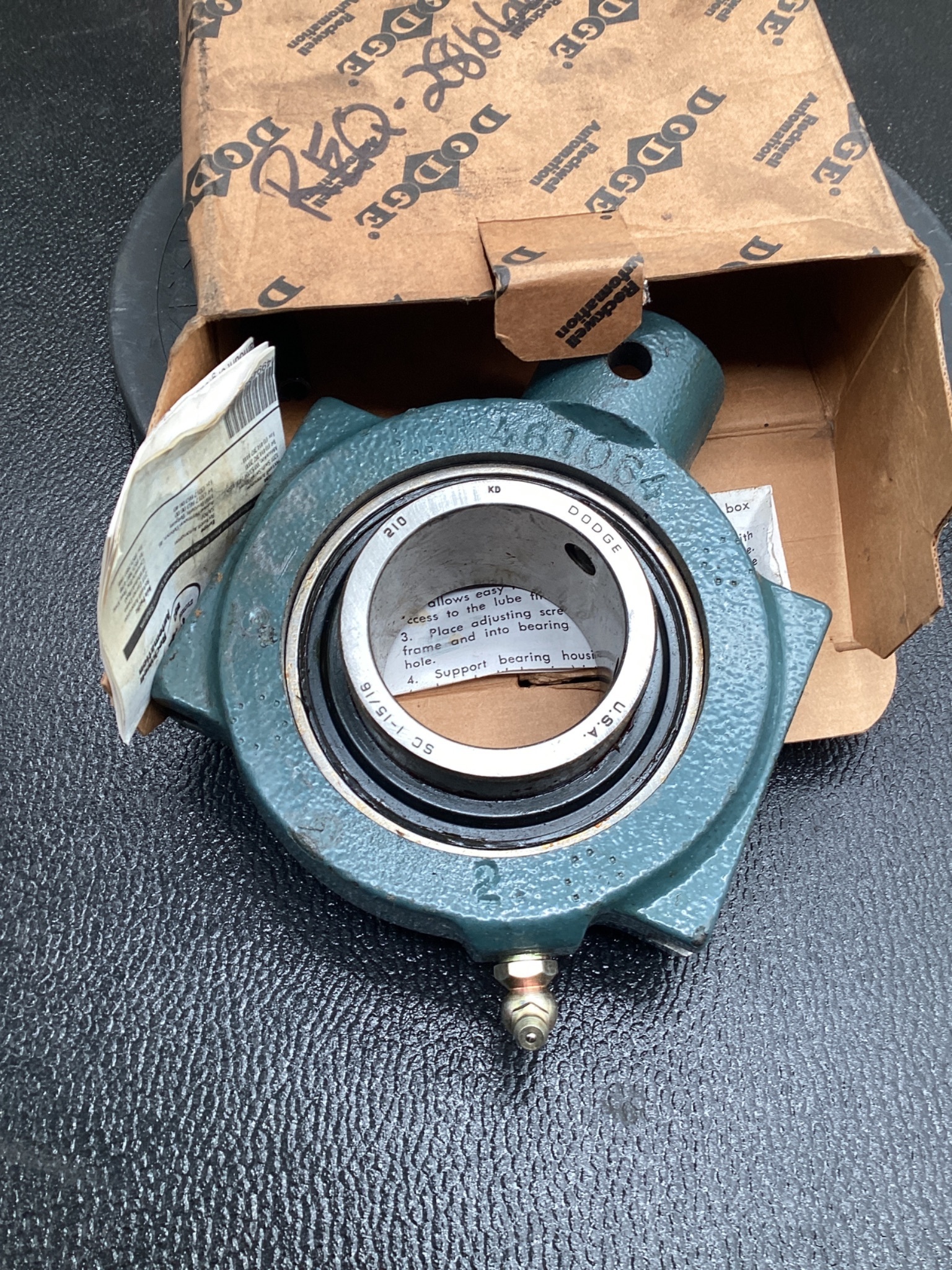 DODGE RDC-046077 Spherical Roller Bearing 2-15/16" Bore Pillow Block NEW 4