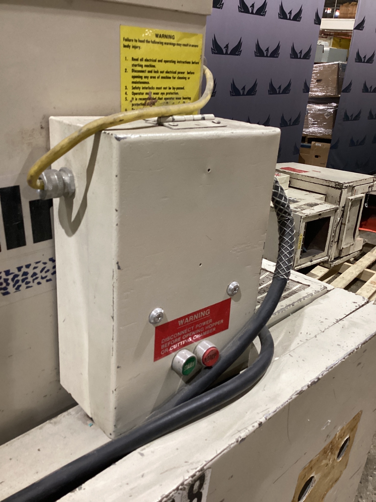 AEC Nelmor G810 Granulator 5HP Plastic Grinder USED 1