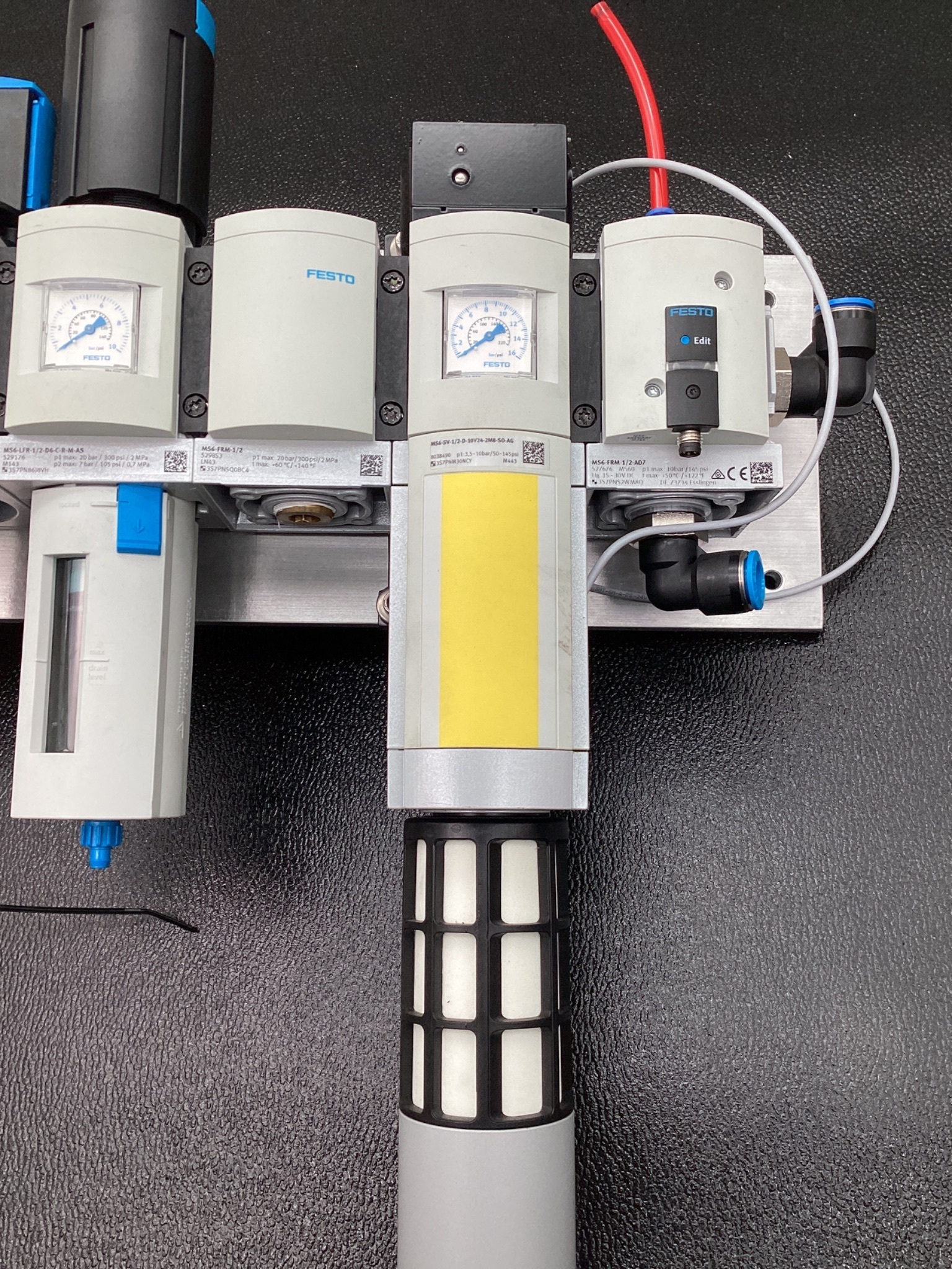 FESTO MS6 Air Preparation FRL Assembly with CTEU-EP Fieldbus NEW 2
