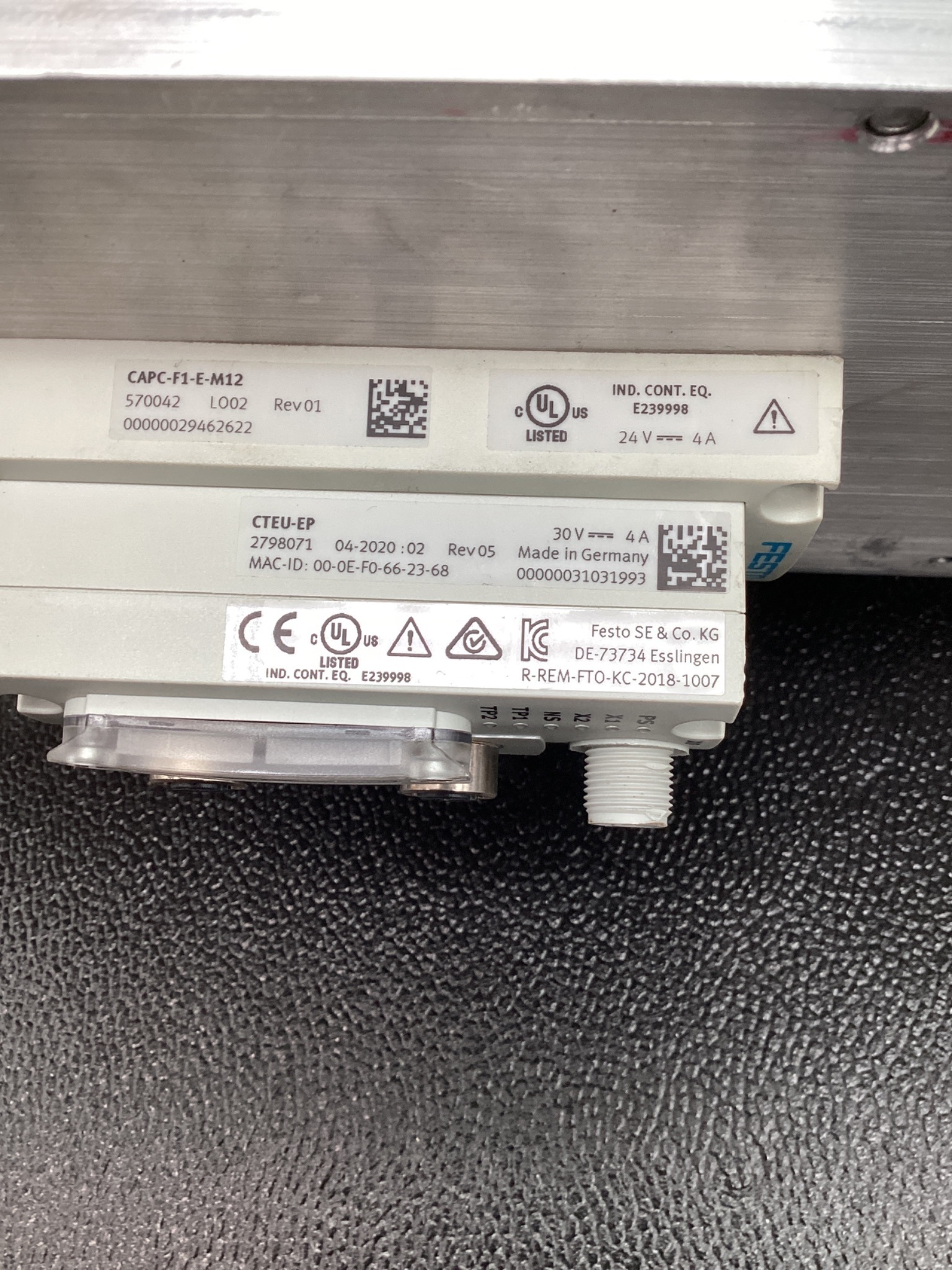 FESTO MS6 Air Preparation FRL Assembly with CTEU-EP Fieldbus NEW 5