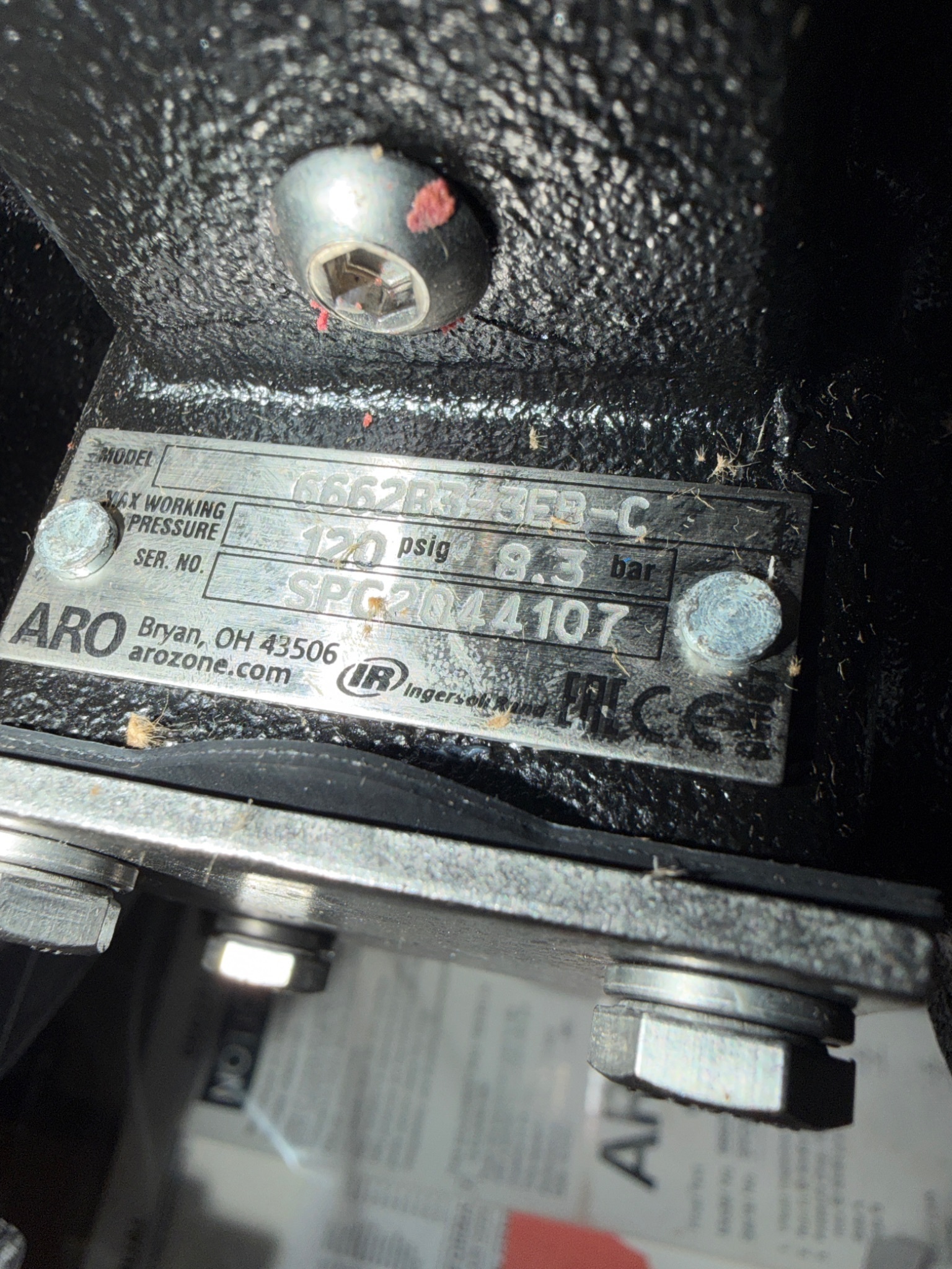 ARO 6662B3‑3EB‑C 2″ Air Operated Diaphragm Pump -120 PSI - NEW 2