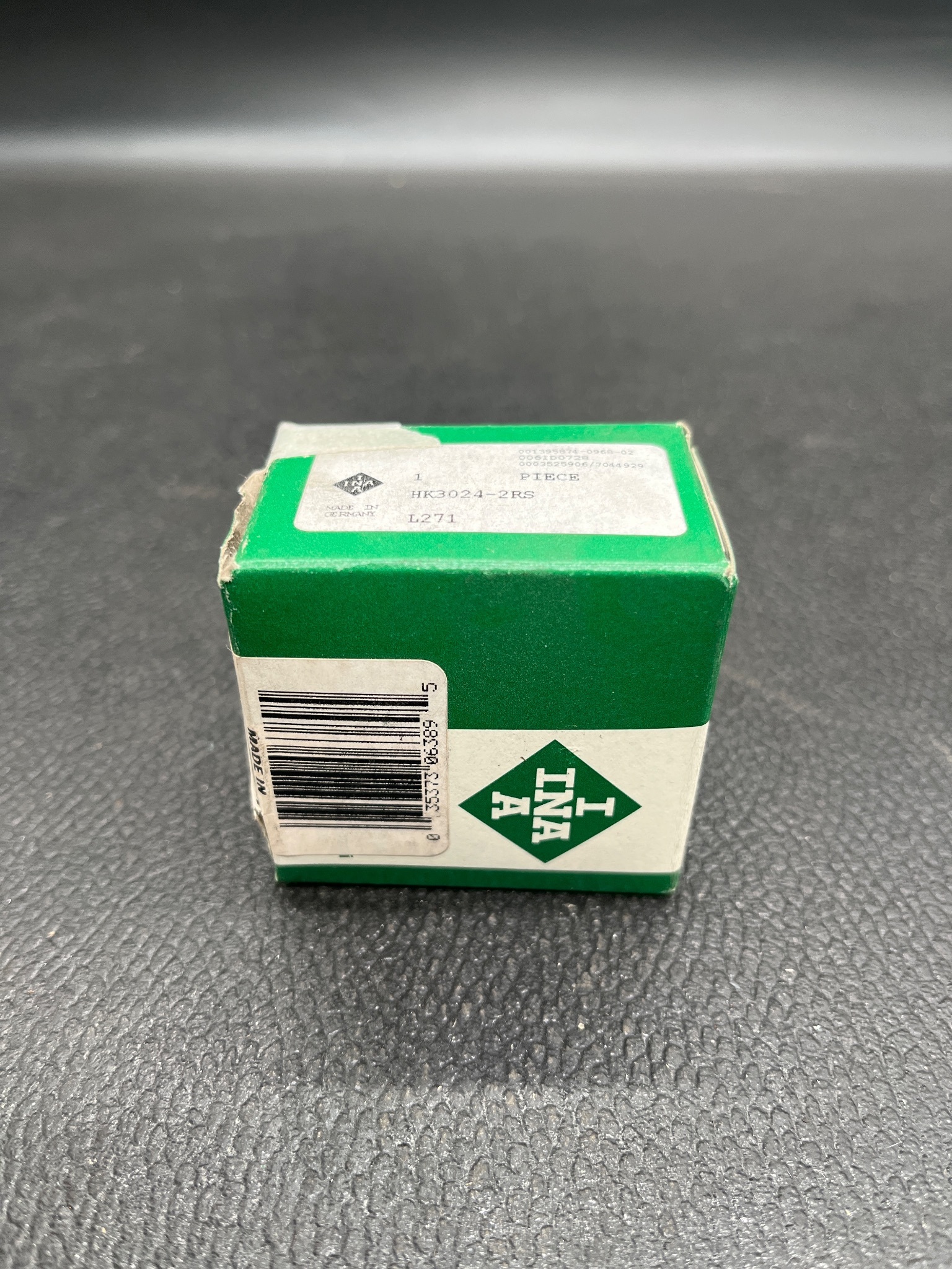 INA HK3024‑2RS Drawn Cup Needle Roller Bearing NEW 0