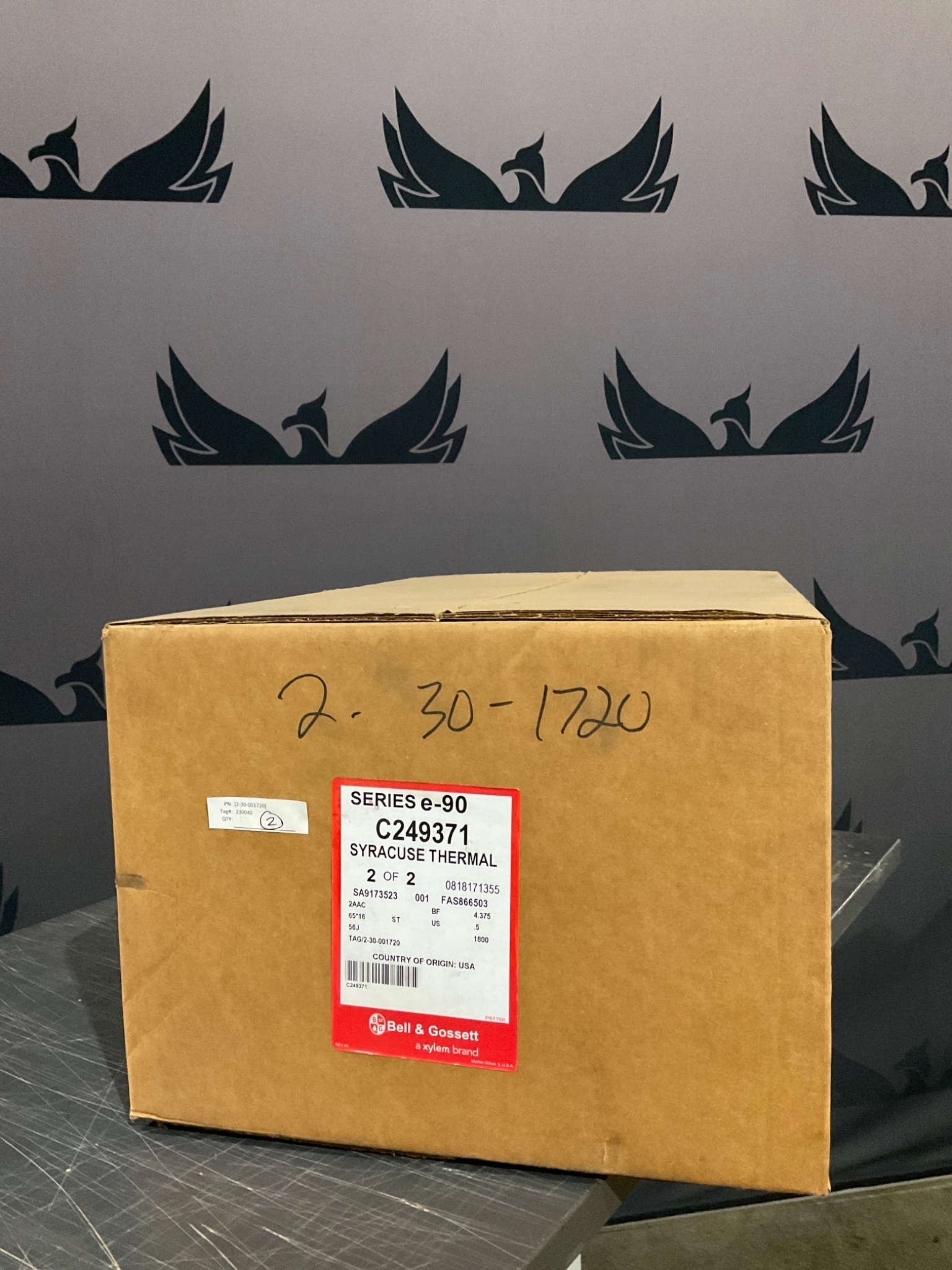 BELL & GOSSETT C249371 Series e‑90 Centrifugal Pump NEW 0