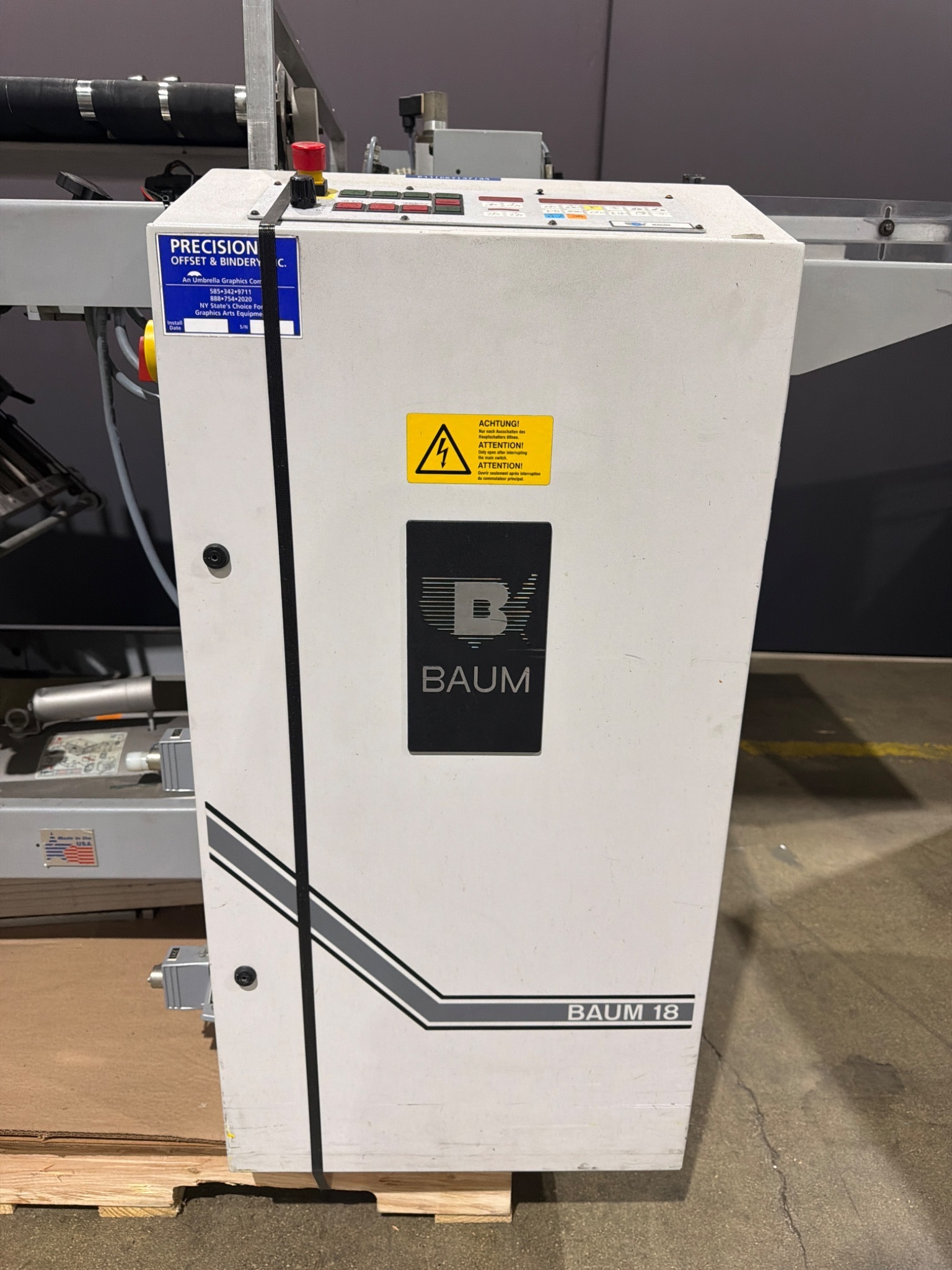 BAUM 18 High‑Speed Paper Folding Machine USED 1