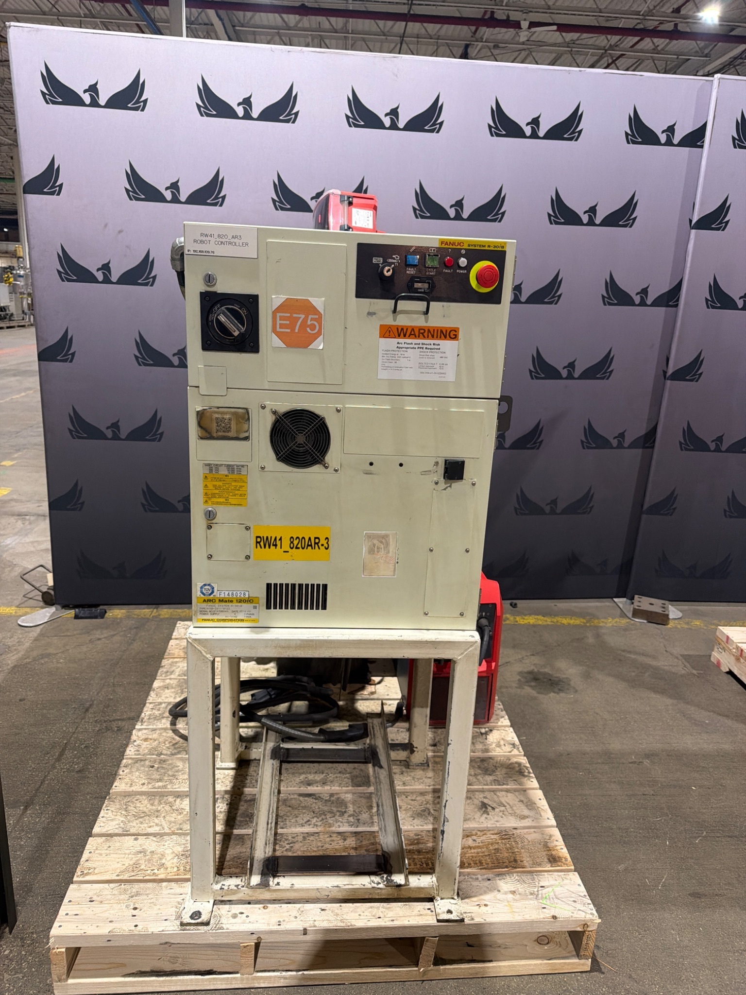 FANUC ArcMate 120iC Robot Complete w/ R‑30iB Controller & Fronius Weld System 3