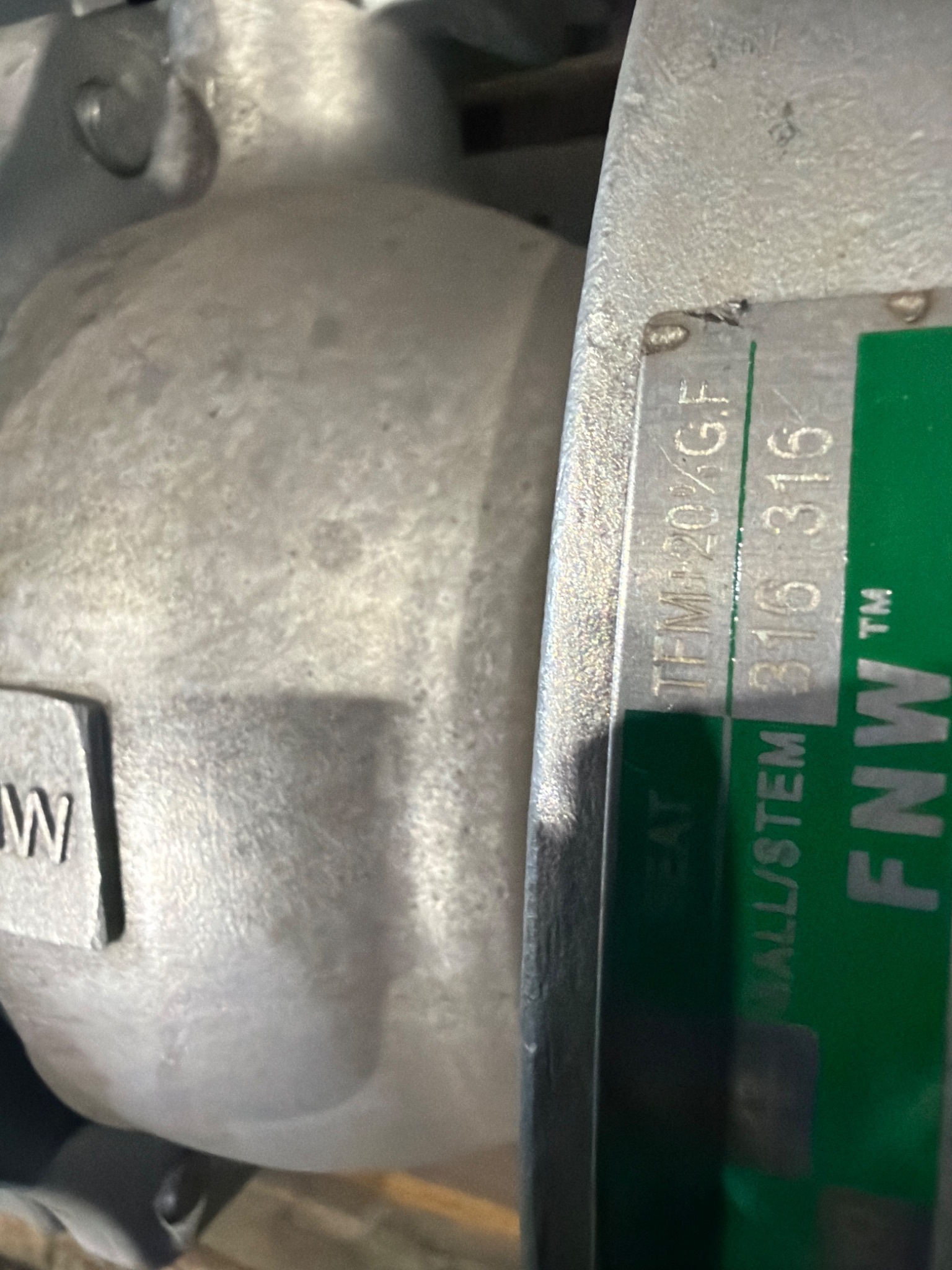 FNW 600C 4" CF8M Ball Valve Class 150 with Rencor Pneumatic Actuator NEW 6