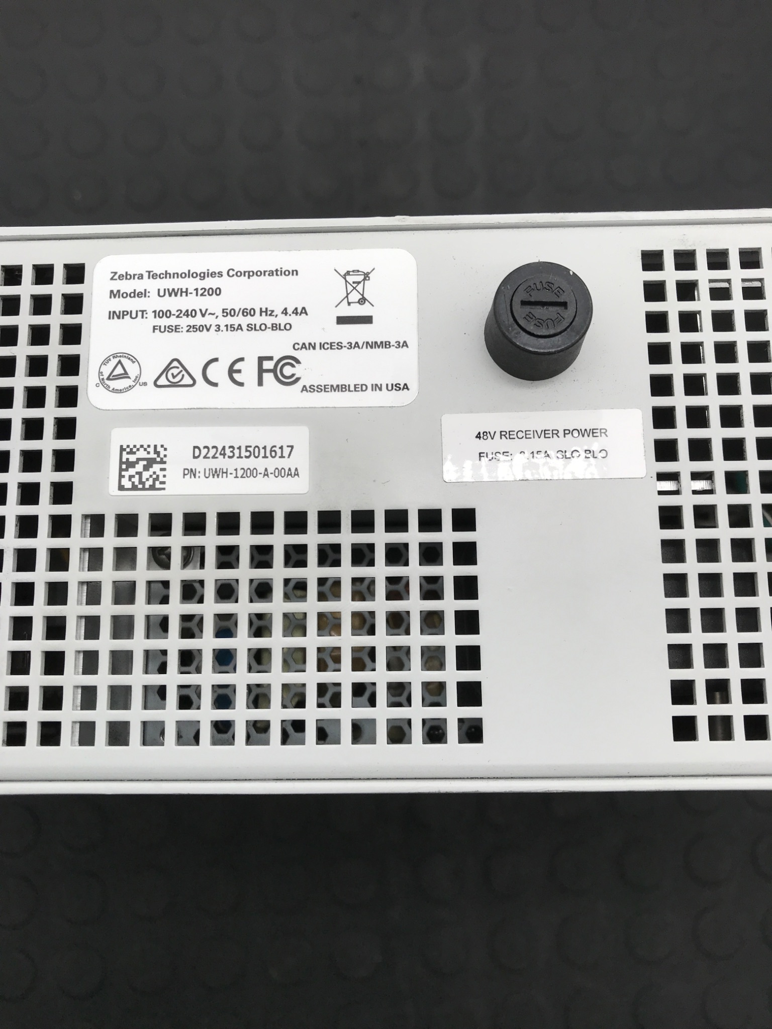 Zebra UWH-1200 Hub Receiver System USED 3