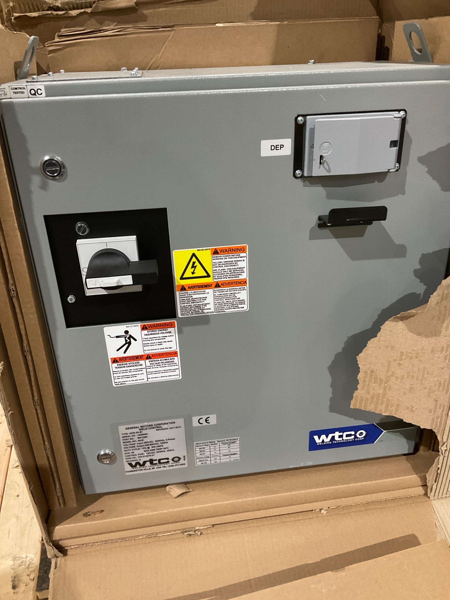 WTC 964-2200 Gen 6 Weld Controller NEW 0