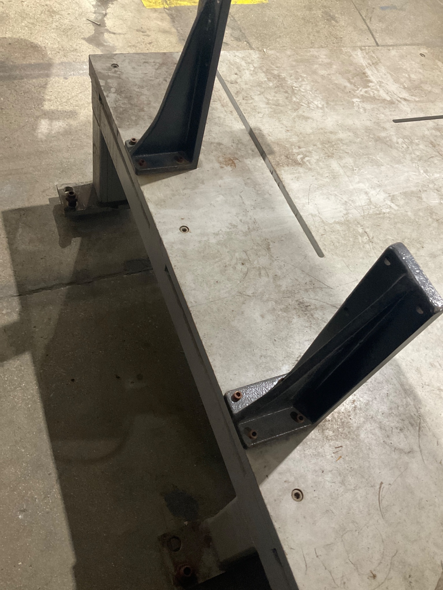 WAYNE TRAIL 46964 Steel T‑Slot Fabrication / Welding Table USED 6