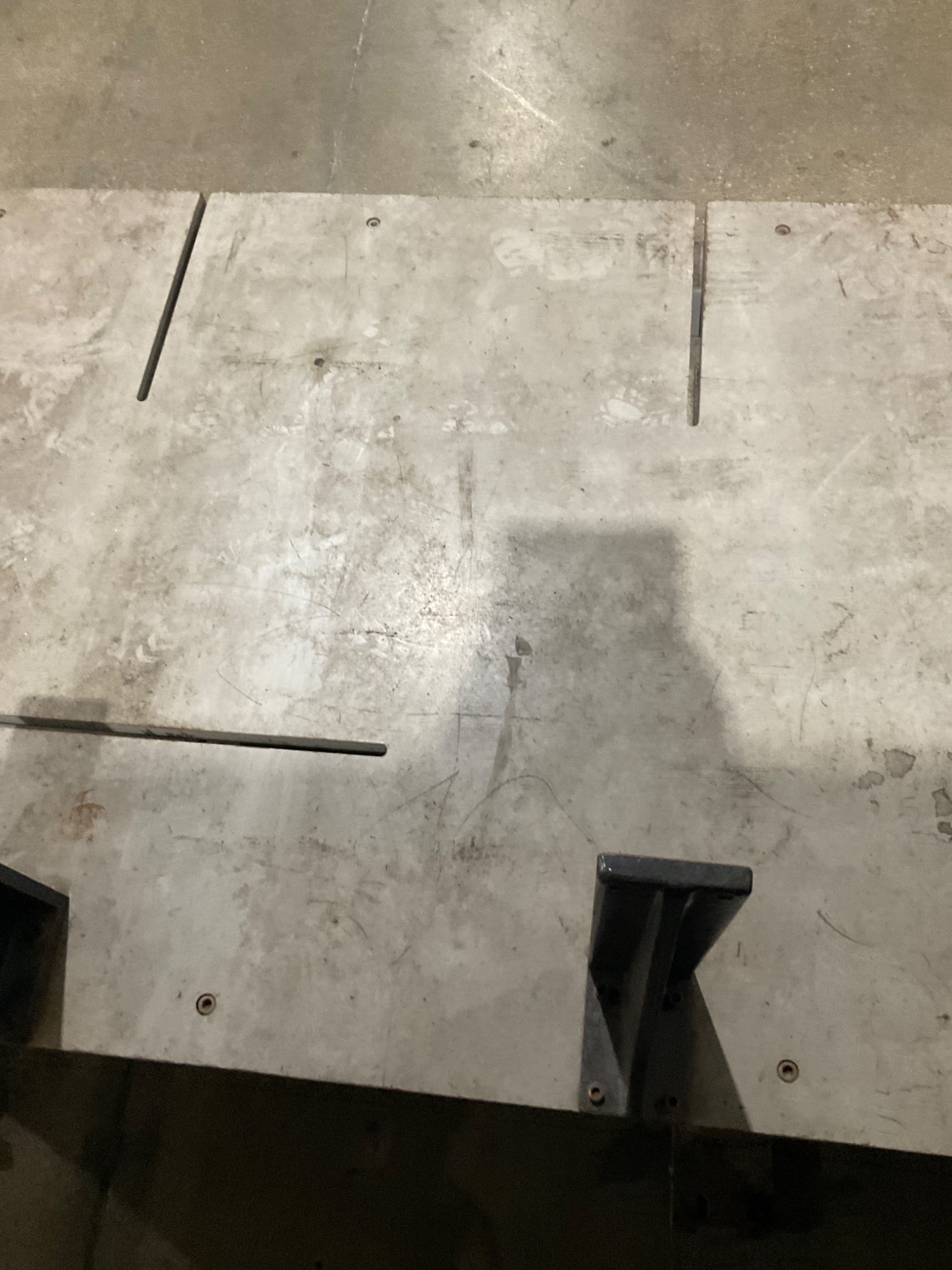 WAYNE TRAIL 46964 Steel T‑Slot Fabrication / Welding Table USED 7
