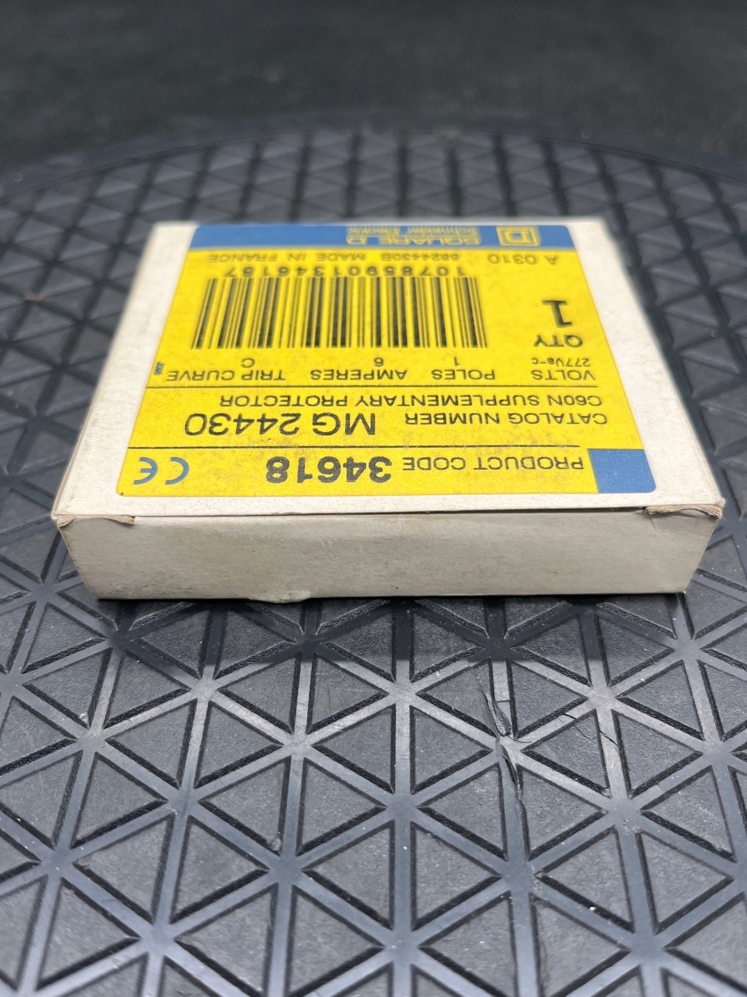 Square D MG24430 C60N Miniature Circuit Breaker 6A 1 Pole NEW 2