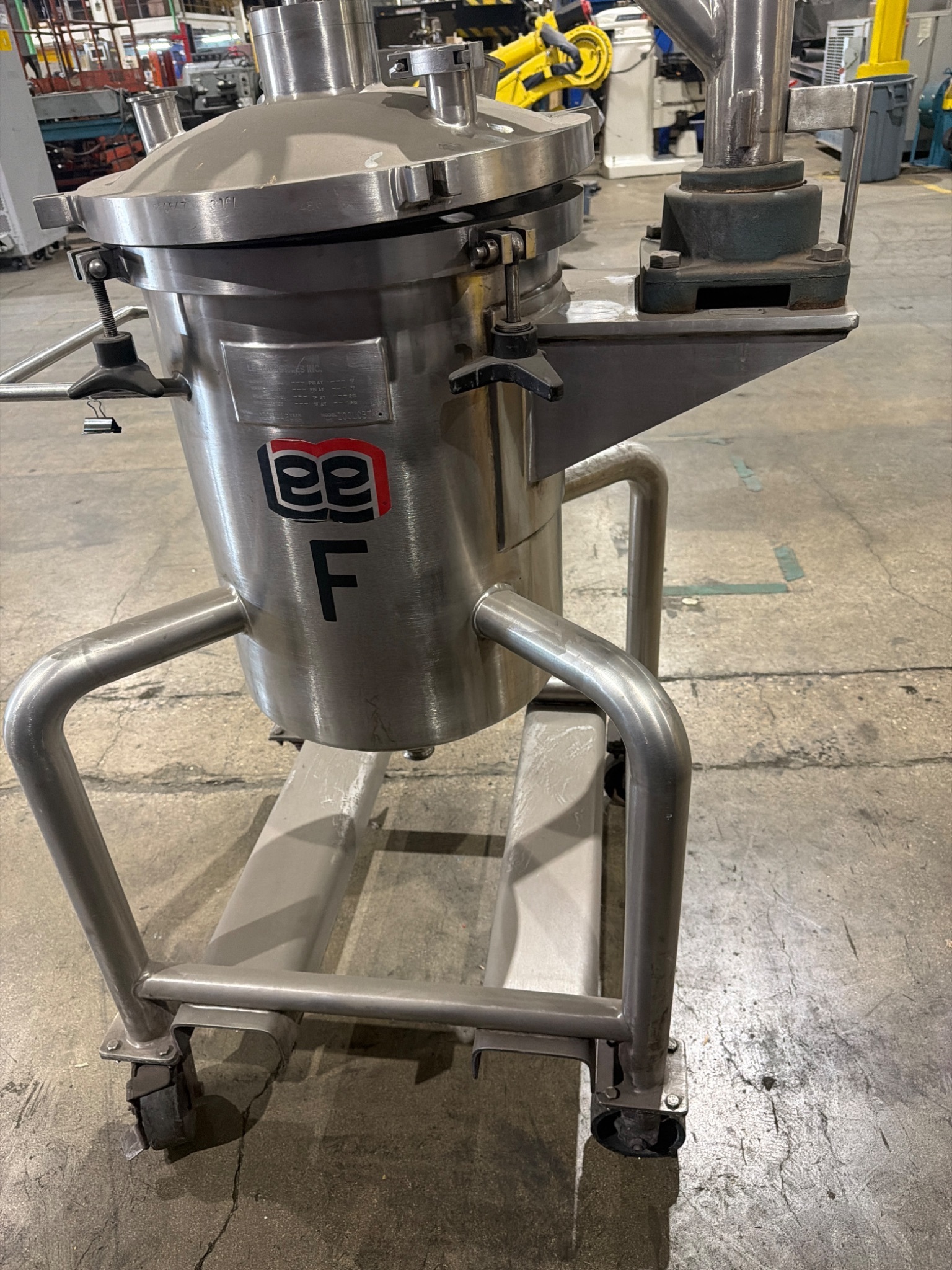 LEE INDUSTRIES 100LCBT Jacketed Pressure Vessel Tank USED 3