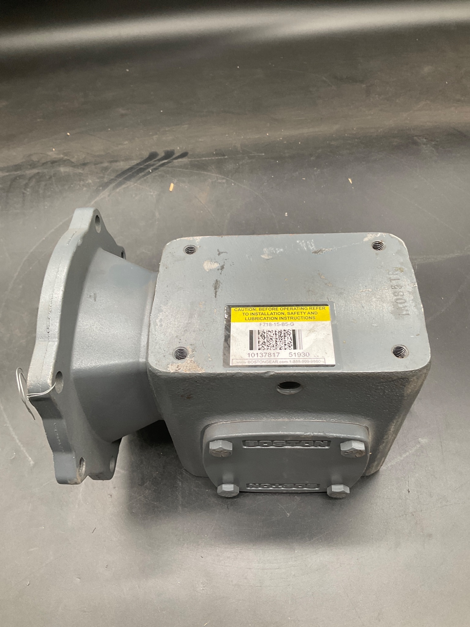 BOSTON GEAR F718-15-B5-6 Gear Reducer USED 4