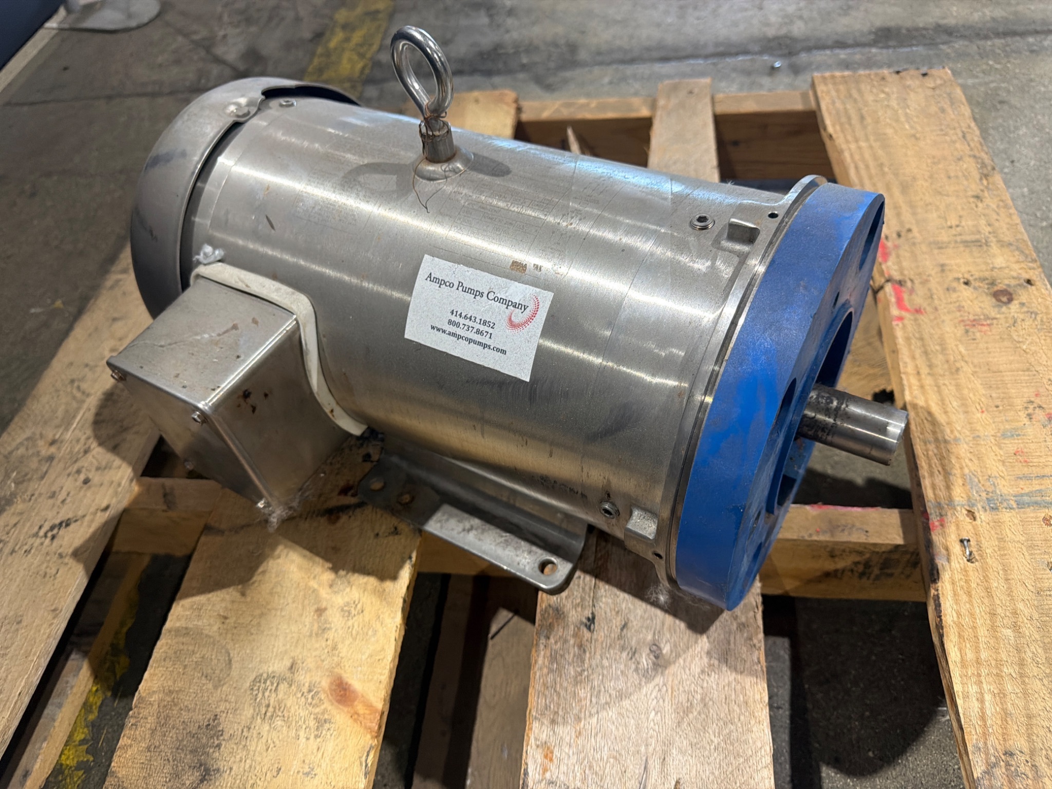 BALDOR CESSWDM3613T 5HP 3PH Severe Duty Washdown Motor USED 1