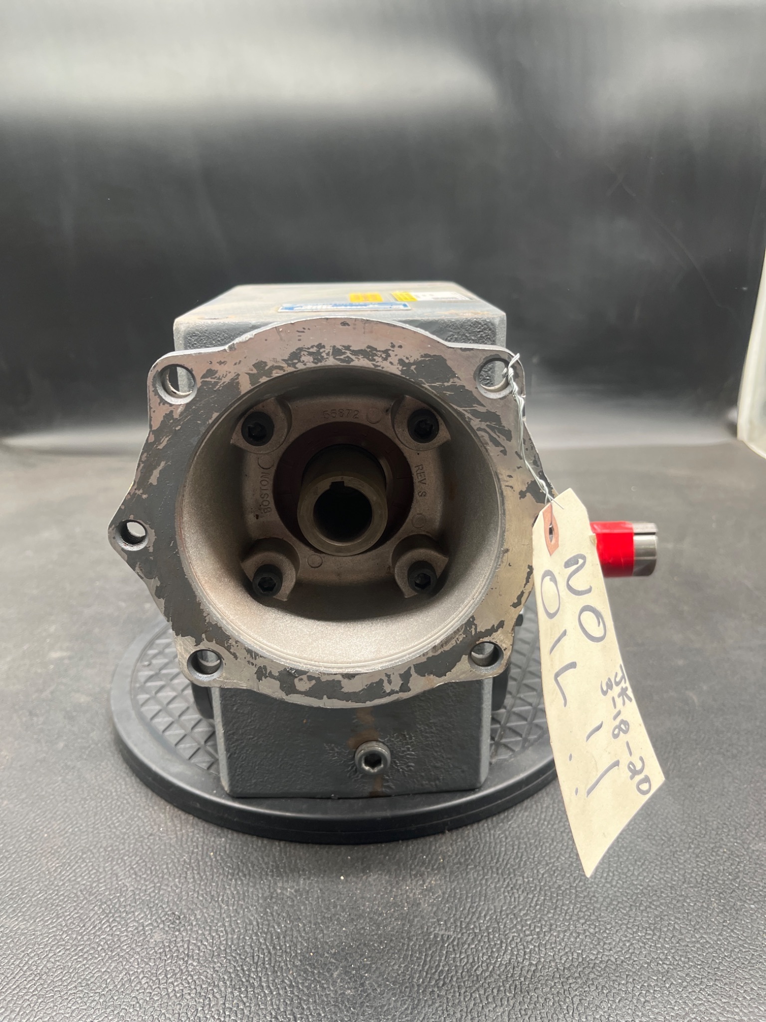 BOSTON GEAR F730-25K-B7-J1 25:1 Gear Reducer USED 0