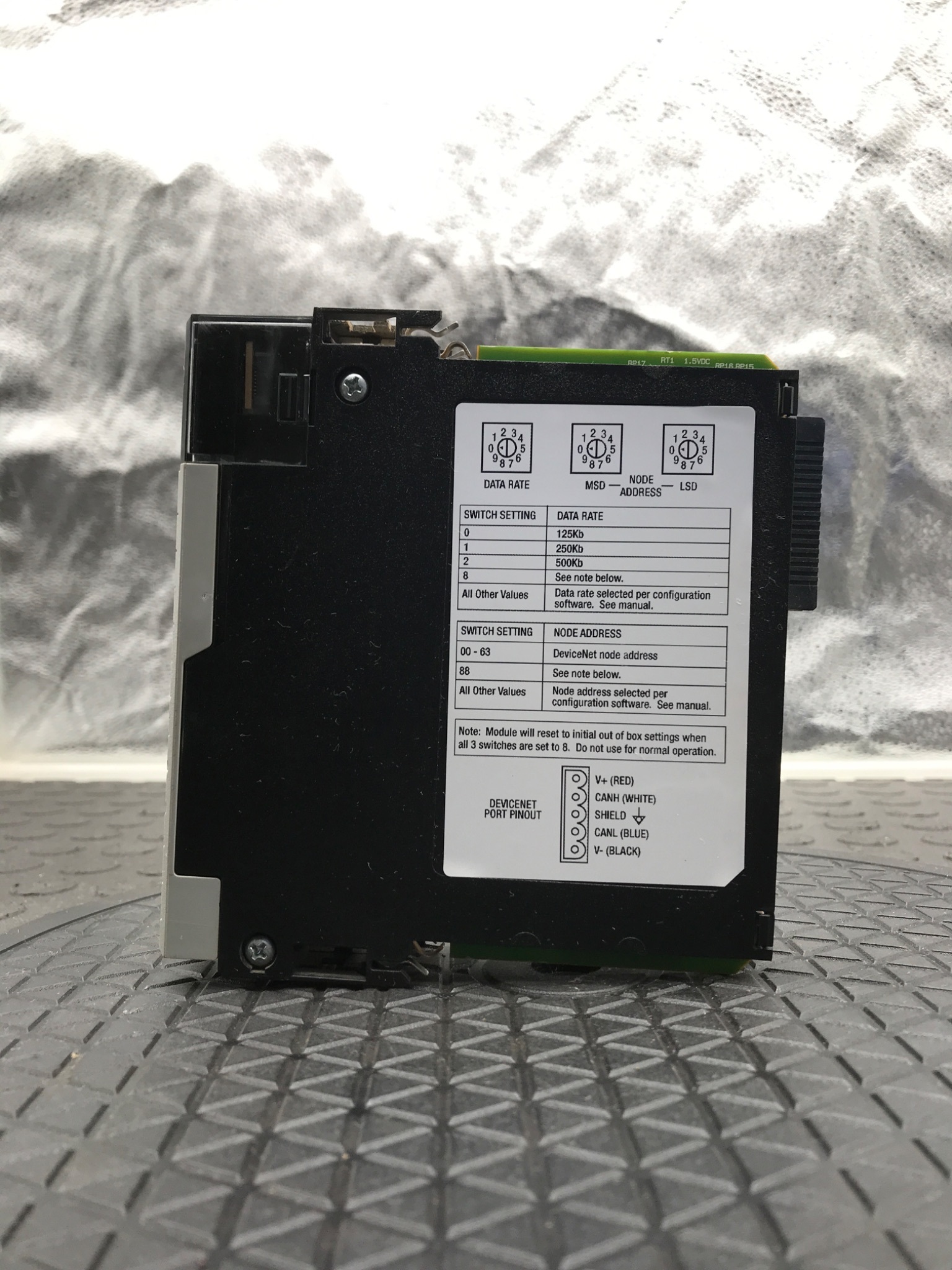 ALLEN BRADLEY 1756-DNB/E DeviceNet Communication Module USED 1