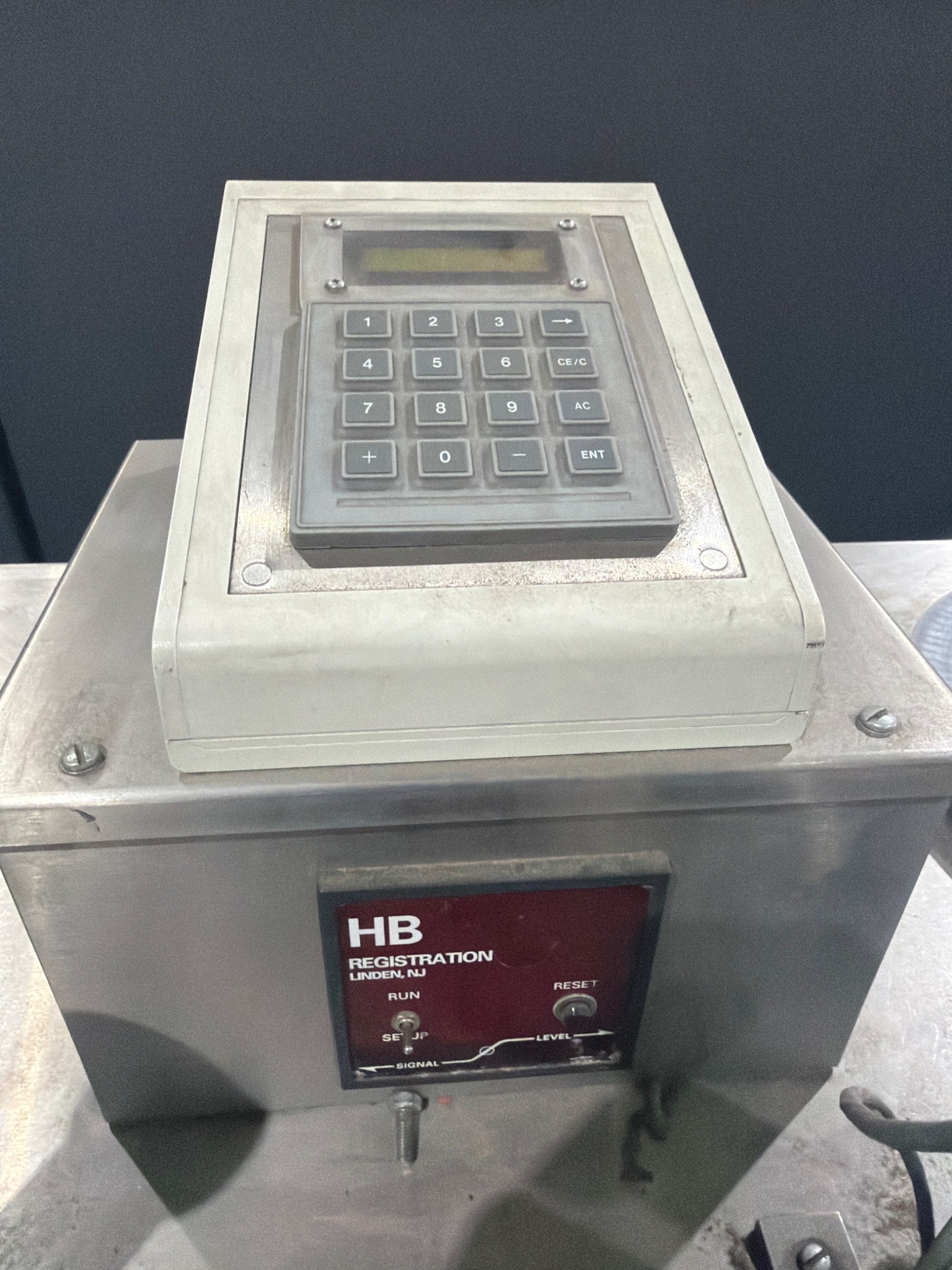 HB REGISTRATION Label Counting and Rewinding Processing Table USED 2
