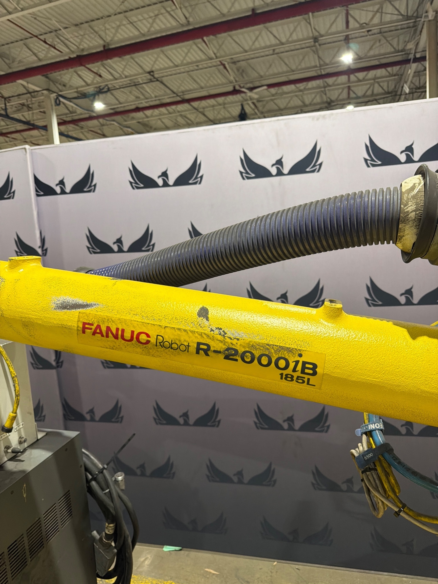 FANUC R‑2000iB/185L Robot Complete w/ R‑30iA & SCA Sealant Controls; USED 1