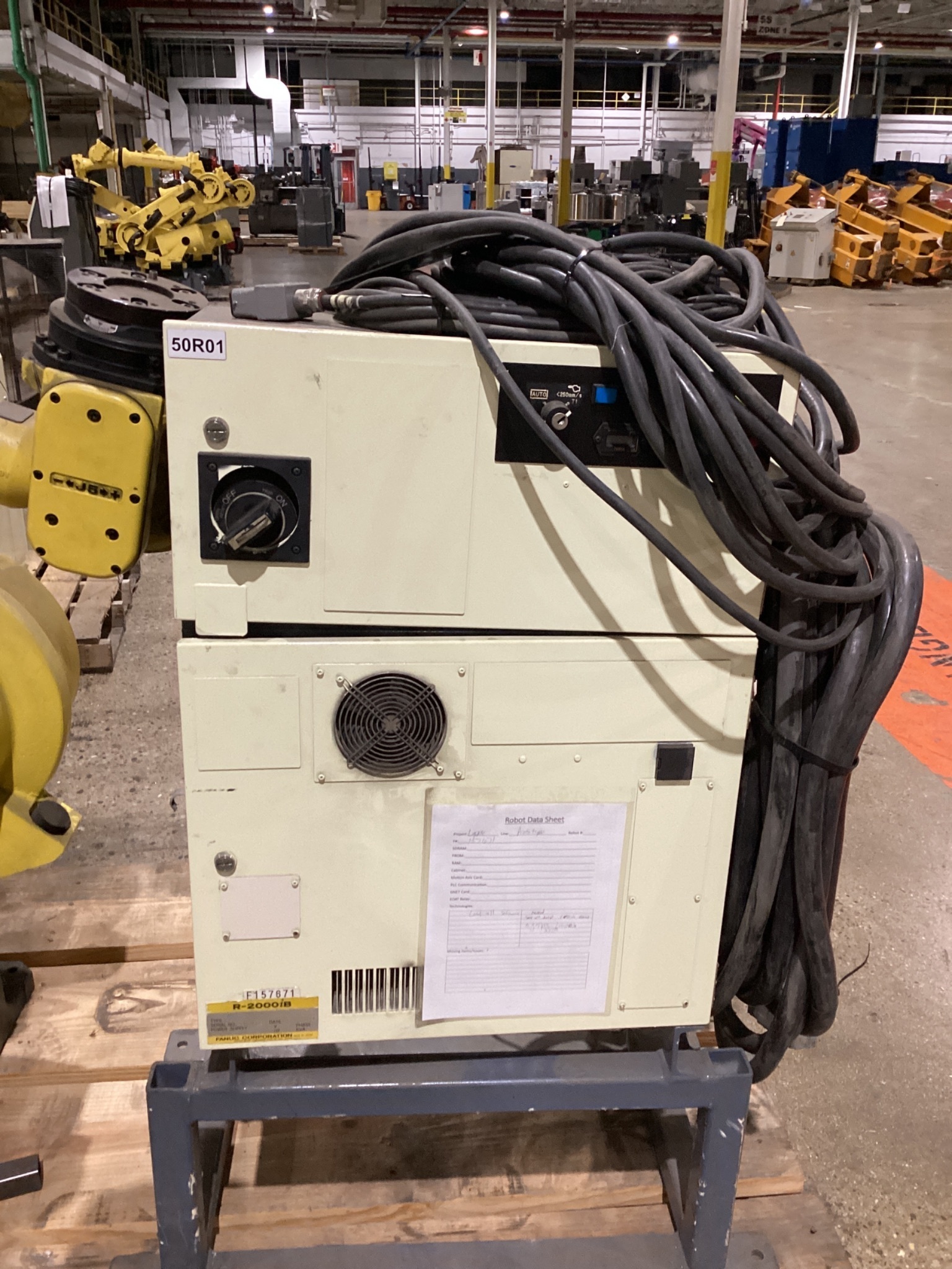 FANUC R-2000iB/210F w/ R-30iB Controls USED - Missing Teach Pendant 6