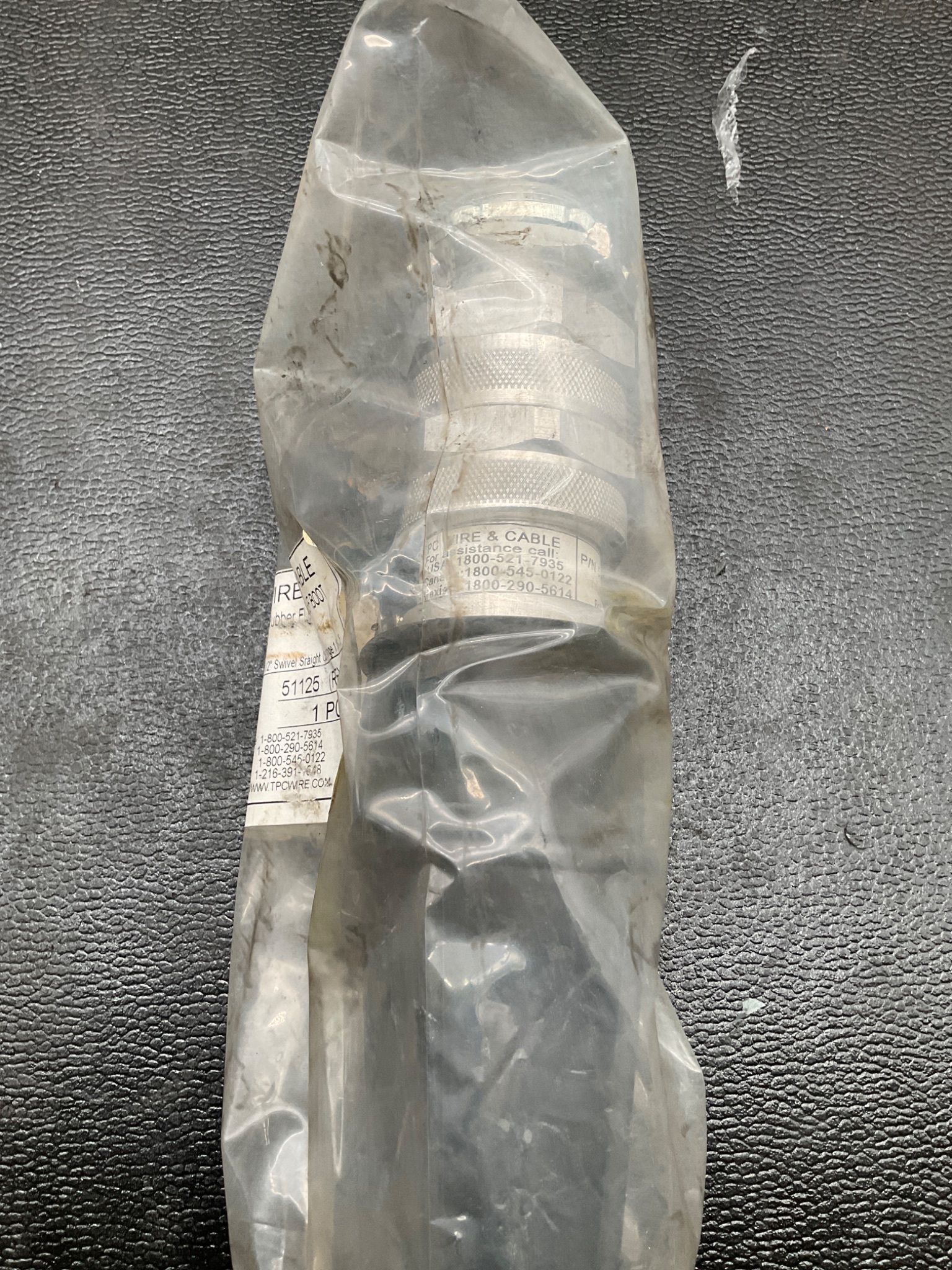 TPC WIRE & CABLE 51125 Rev-A Super-Trex Rubber Flex Relief Boot 1-1/2" NEW 3