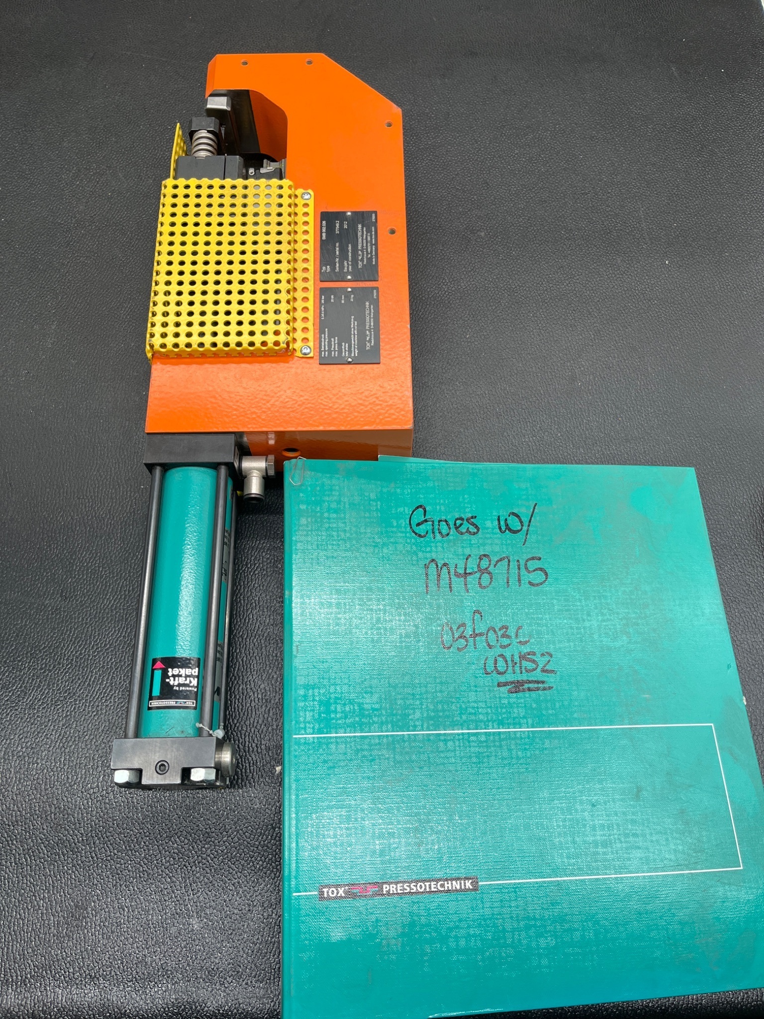 TOX PRESSOTECHNIK SMB 002.026.A.002 30kN Power Press Unit USED 0