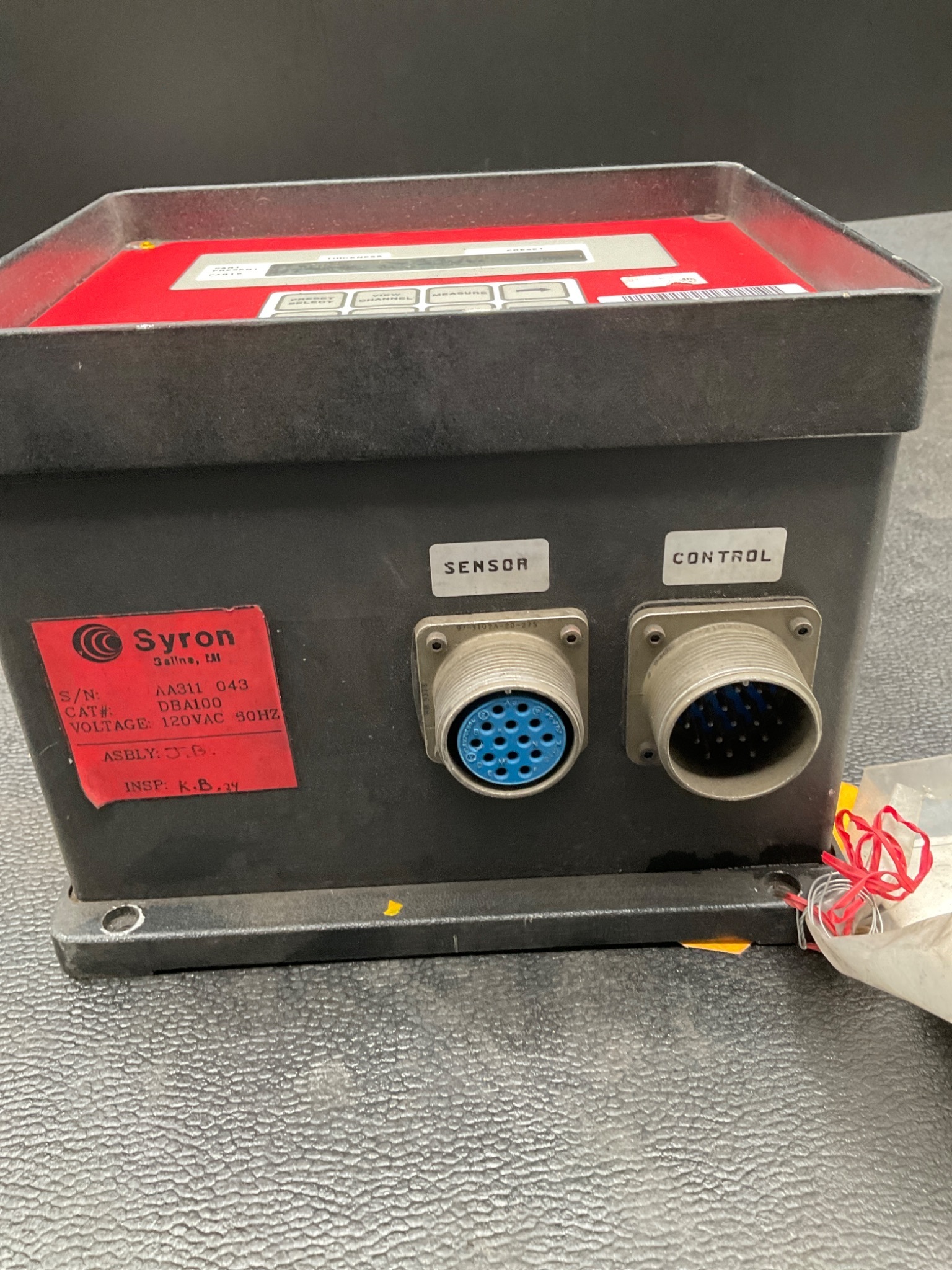 SYRON DBA100 Double Blank Analyzer USED 3