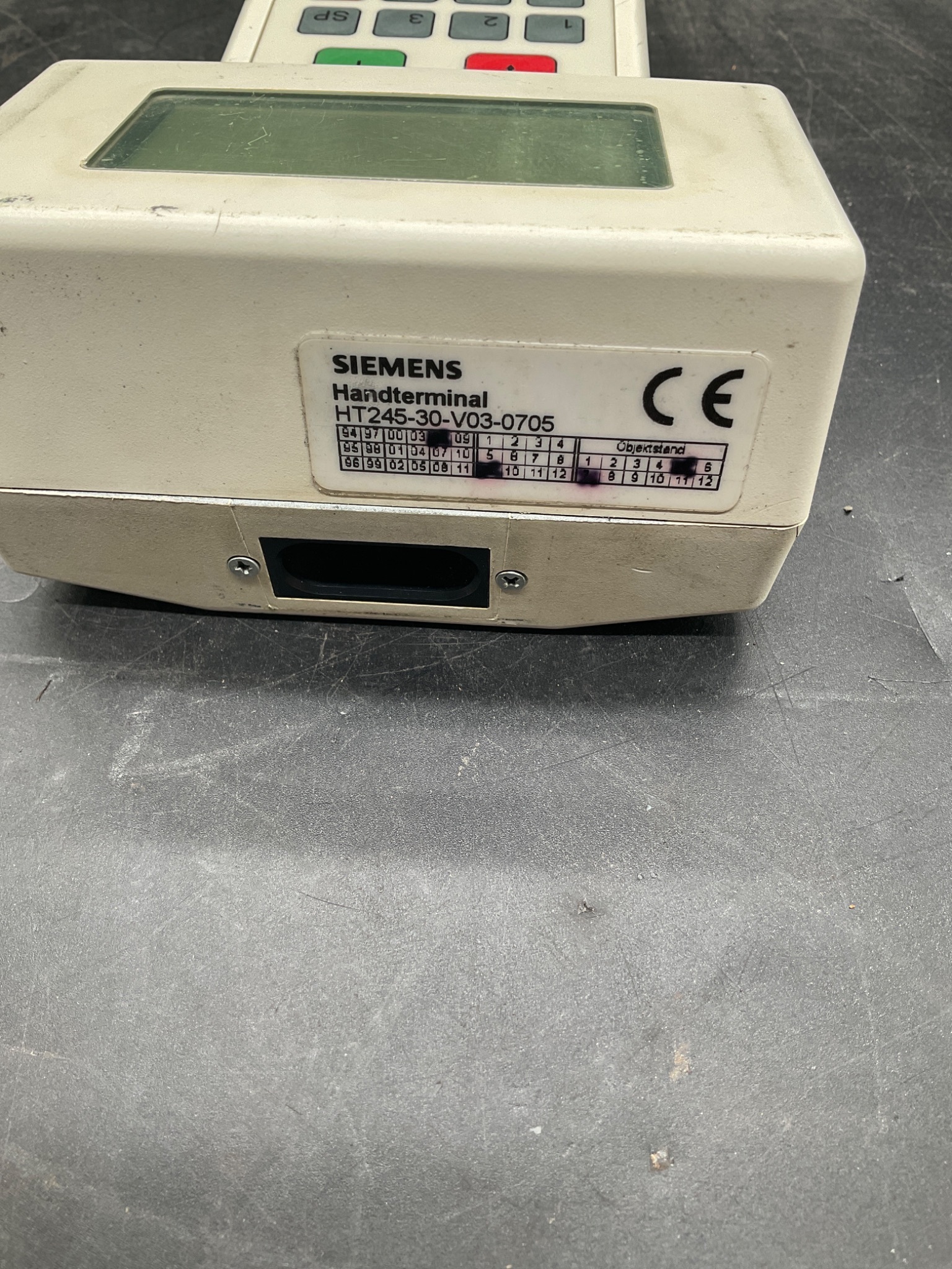 SIEMENS HT245-30-V03-0705 Handheld Operator Terminal ECOS USED 2