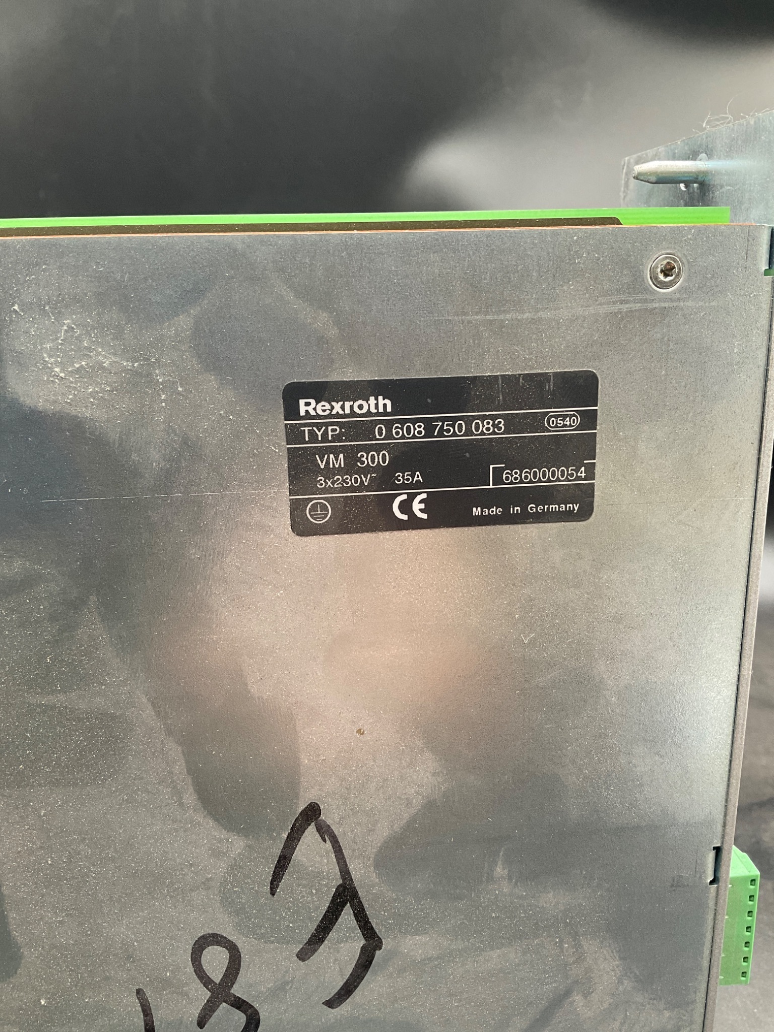 REXROTH 0 608 750 083 VM300 Power Module 3x230V 35A USED 4