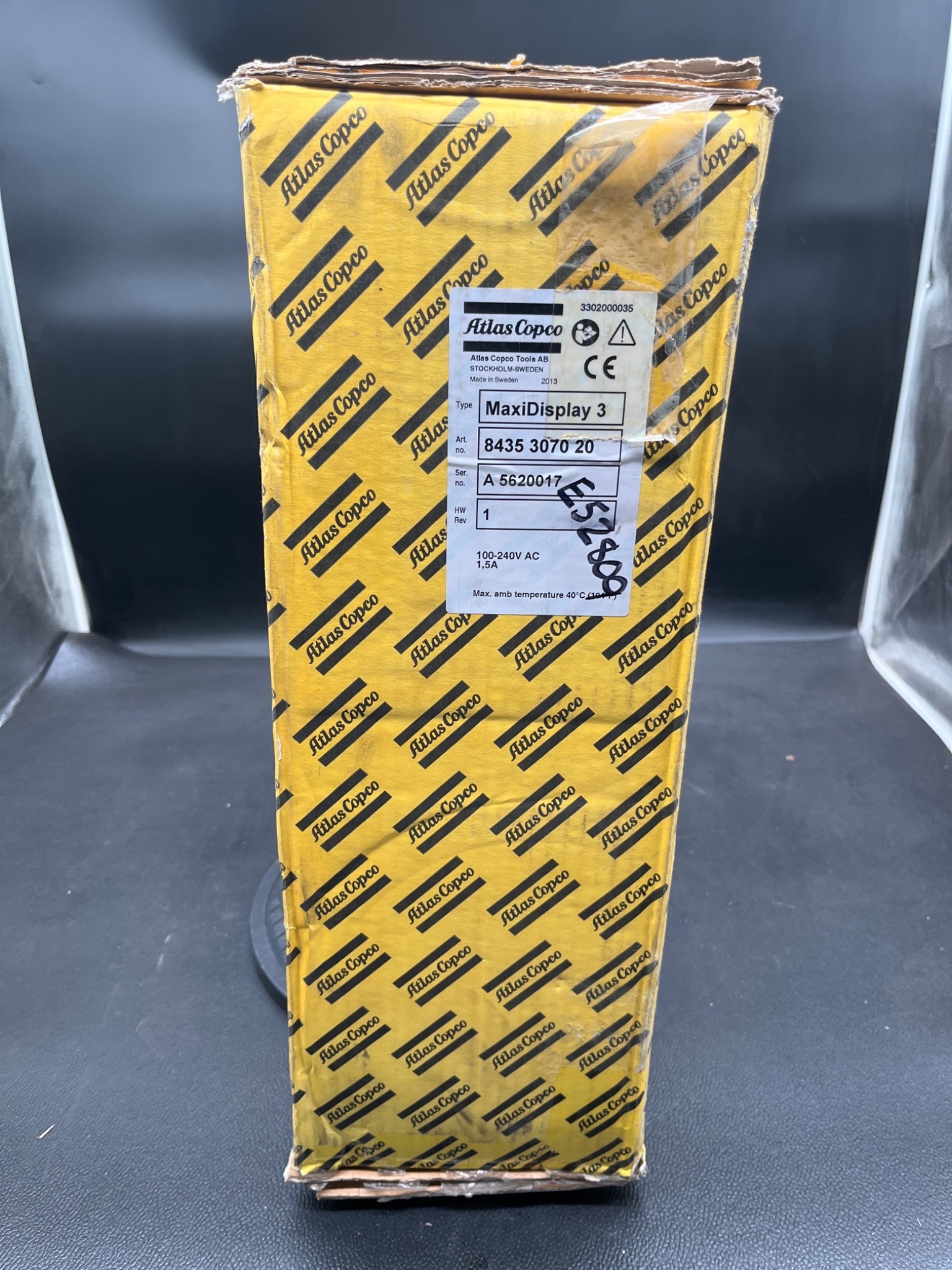 ATLAS COPCO 8435 3070 20 MaxiDisplay 3 HMI Display Panel 19V DC 100–240V AC NEW 2