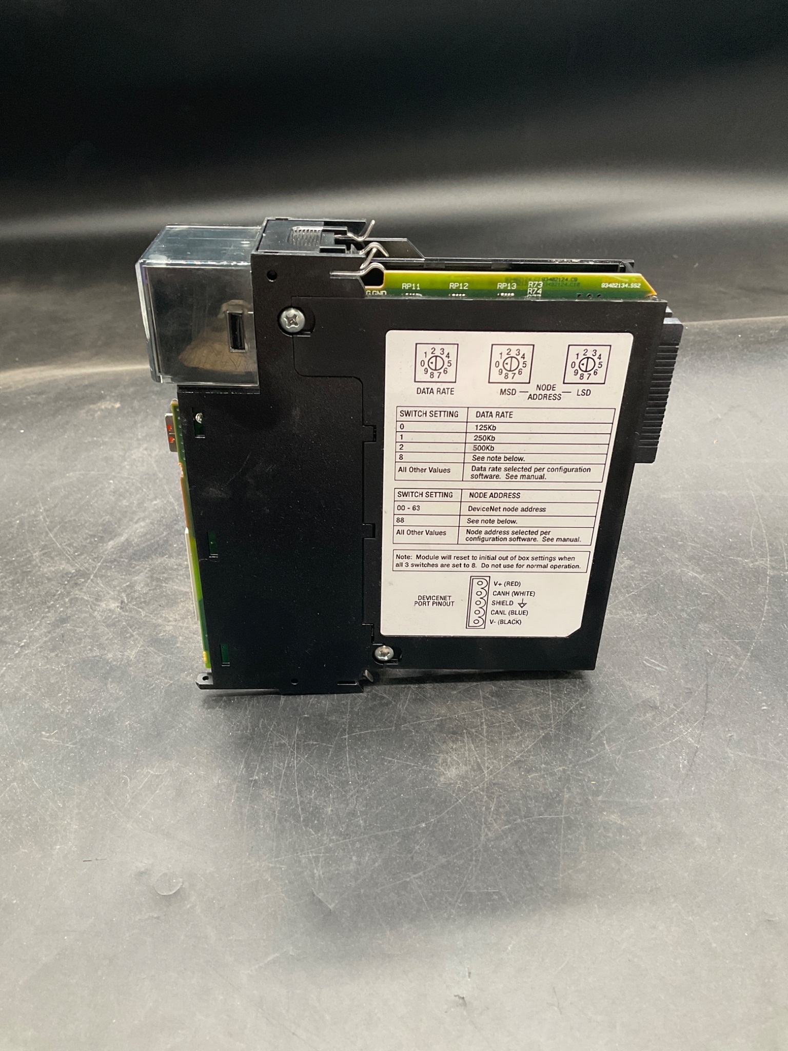 Allen-Bradley 1756-DNB/C ControlLogix DeviceNet Scanner Module USED 1