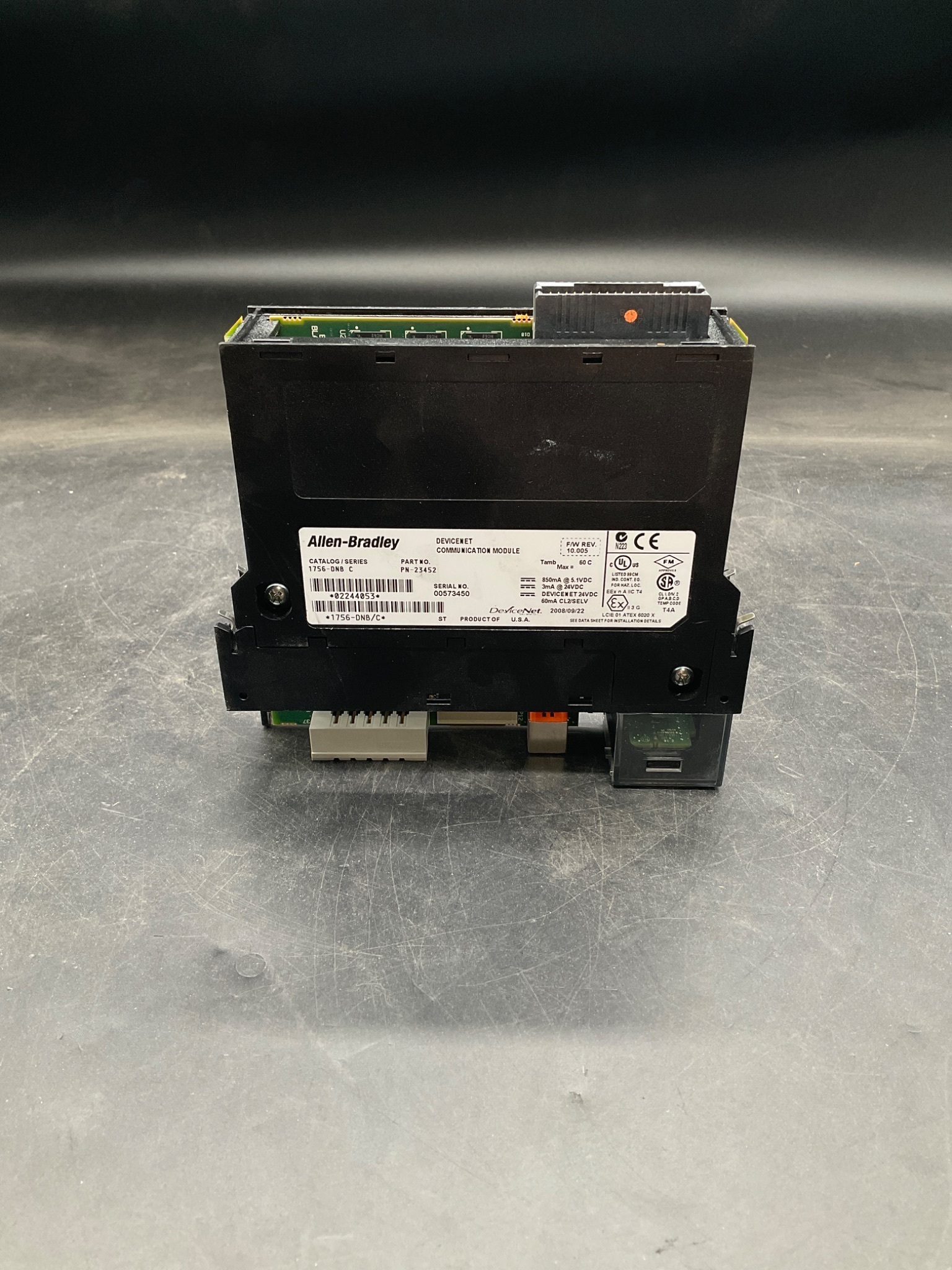 Allen-Bradley 1756-DNB/C ControlLogix DeviceNet Scanner Module USED 2
