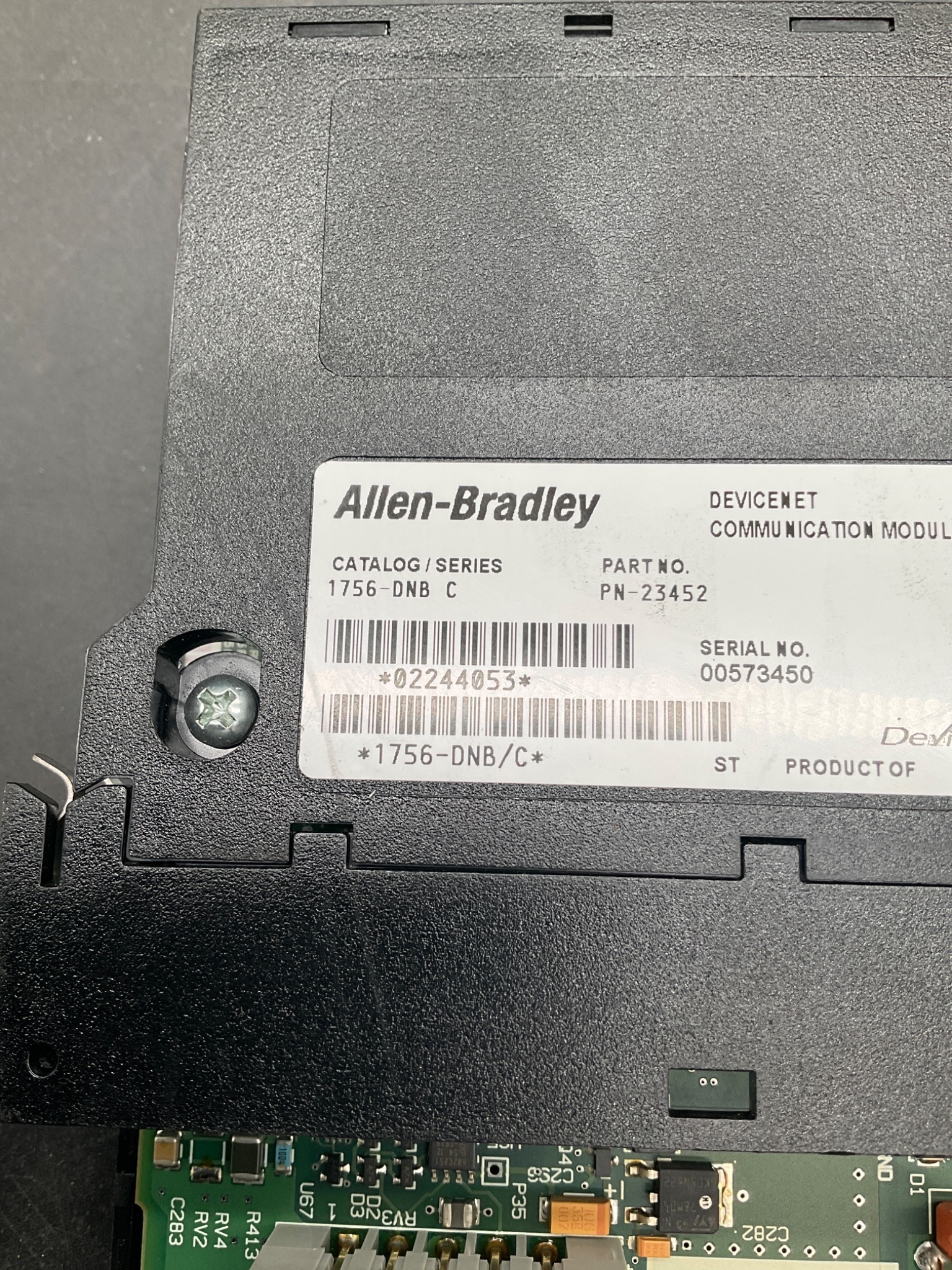 Allen-Bradley 1756-DNB/C ControlLogix DeviceNet Scanner Module USED 4